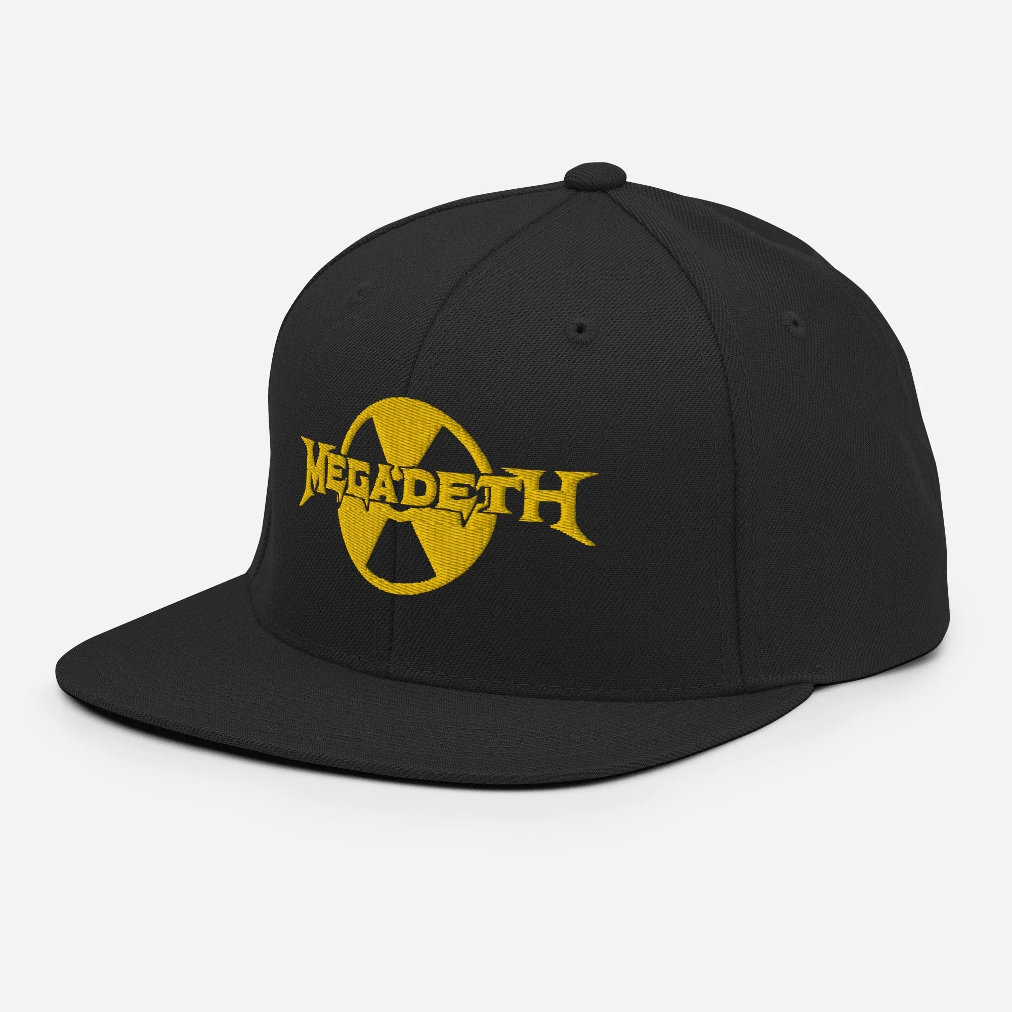 Megadeth Black Nuclear Snapback Hat [Apparel] - Image 3