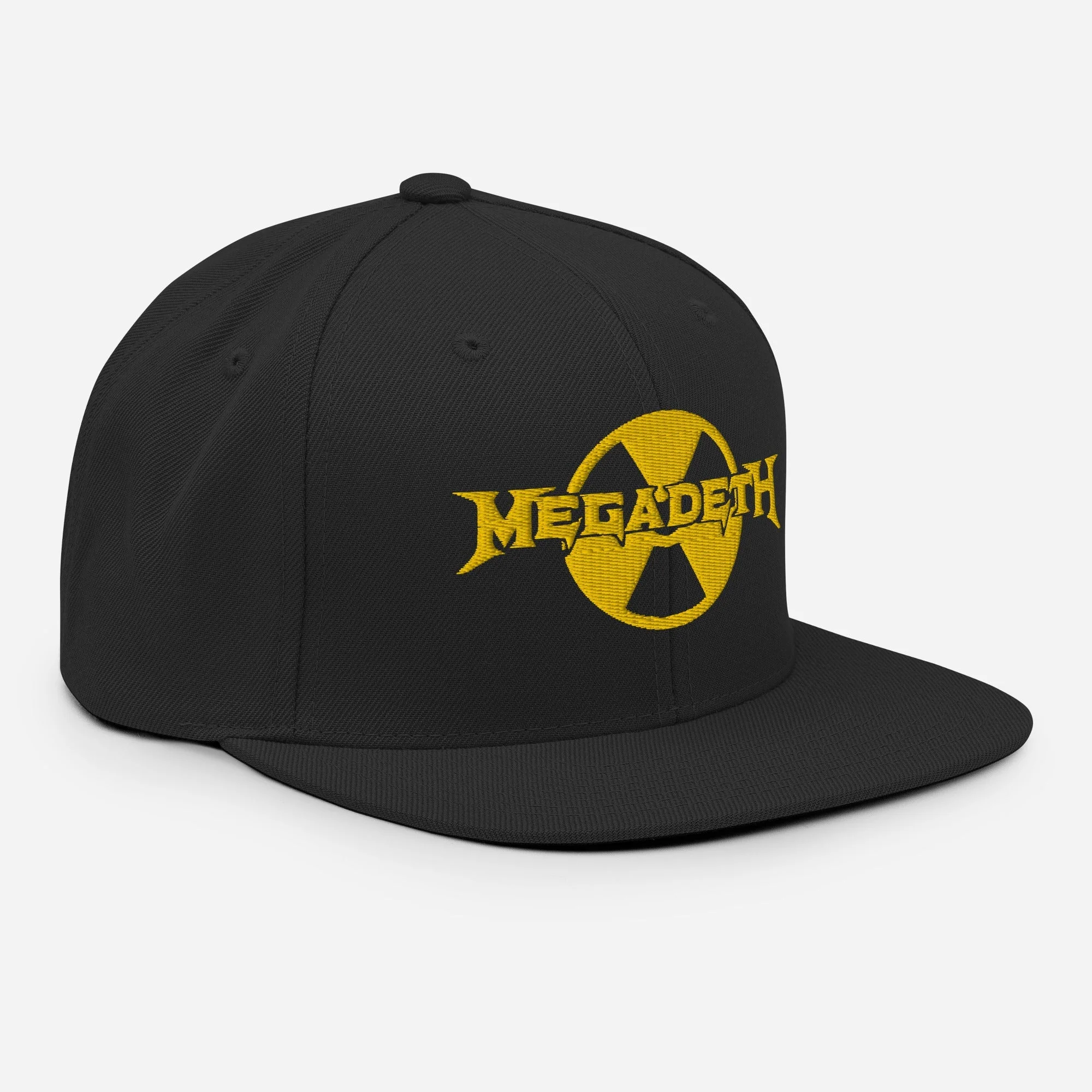 Megadeth Black Nuclear Snapback Hat [Apparel] - Image 5