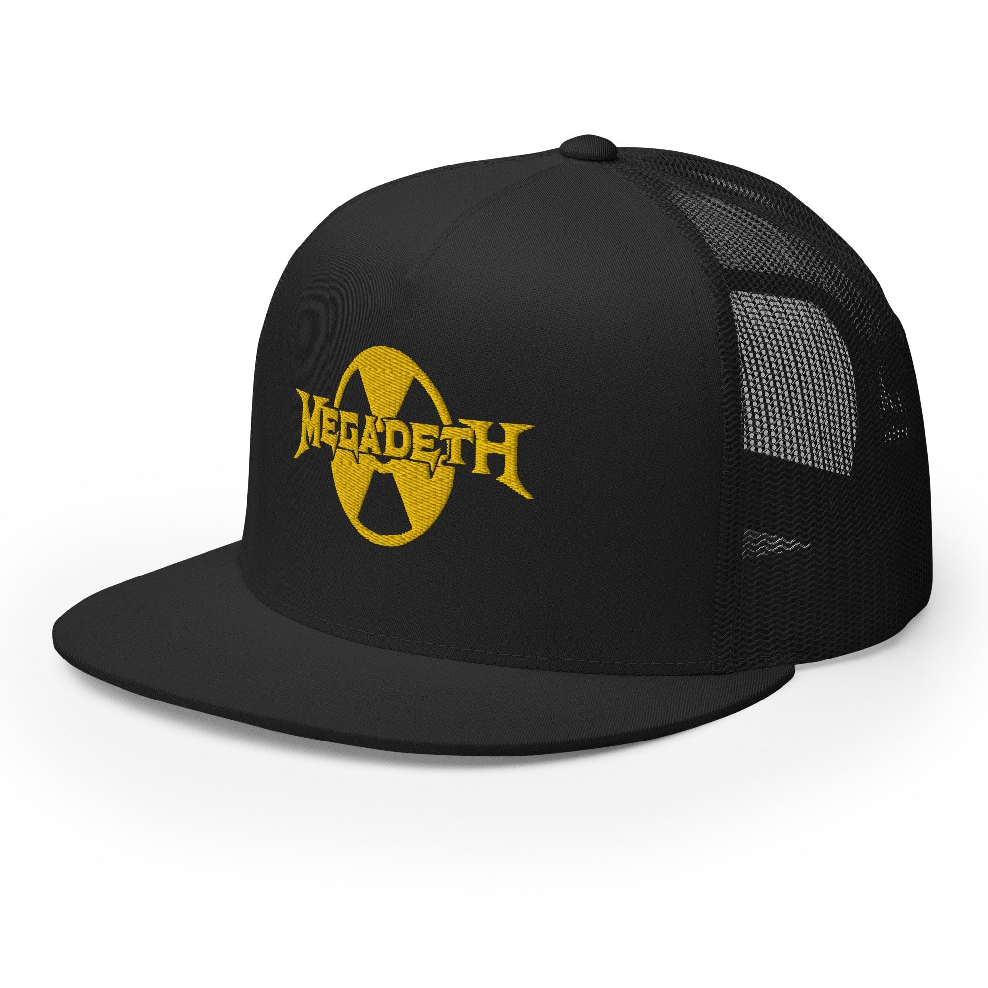 MegaDeth Nuclear Logo Embroidered Trucker Hat [Apparel] - Image 4