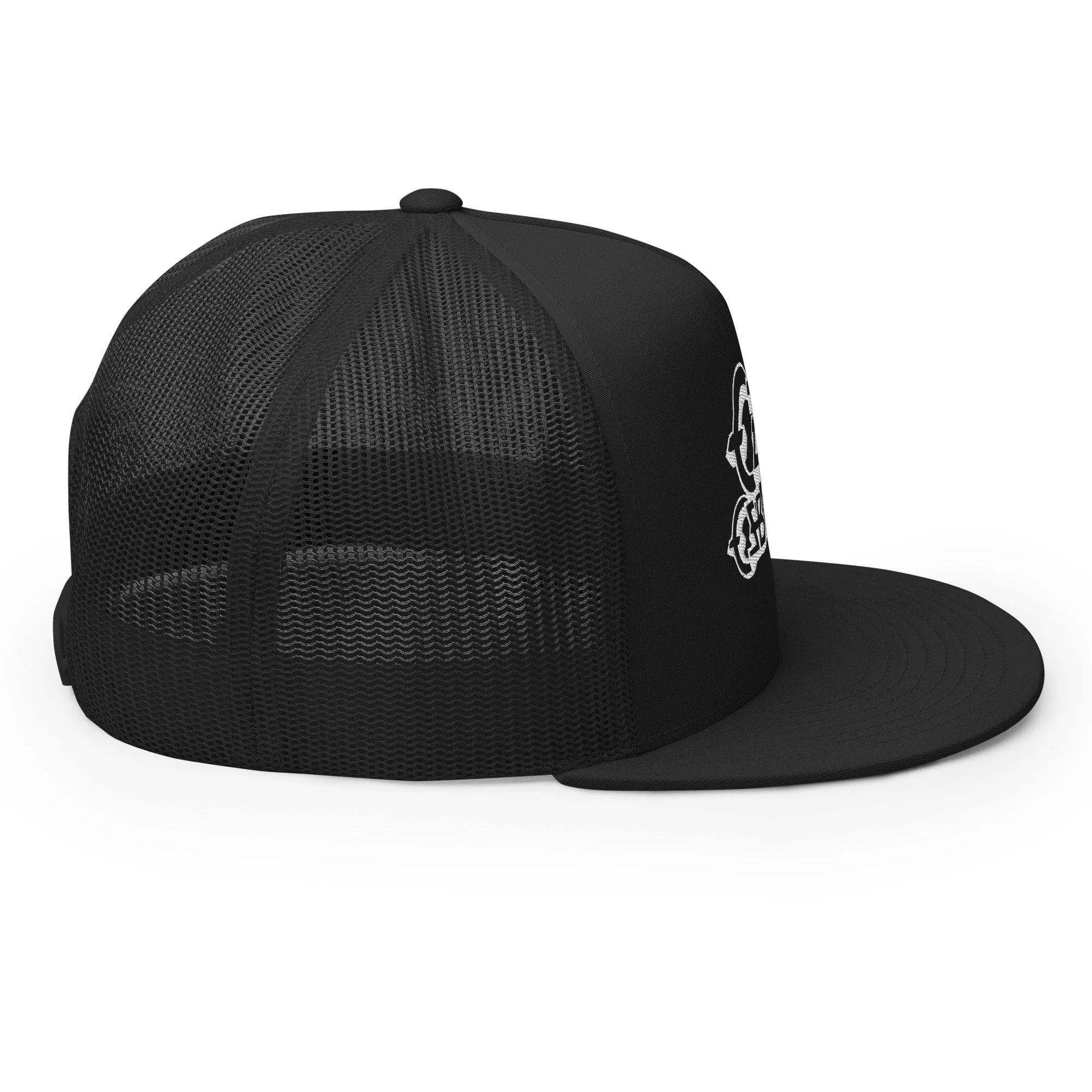 Ozzy Osborne White Logo Embroidered Trucker Hat [Apparel] - Image 5