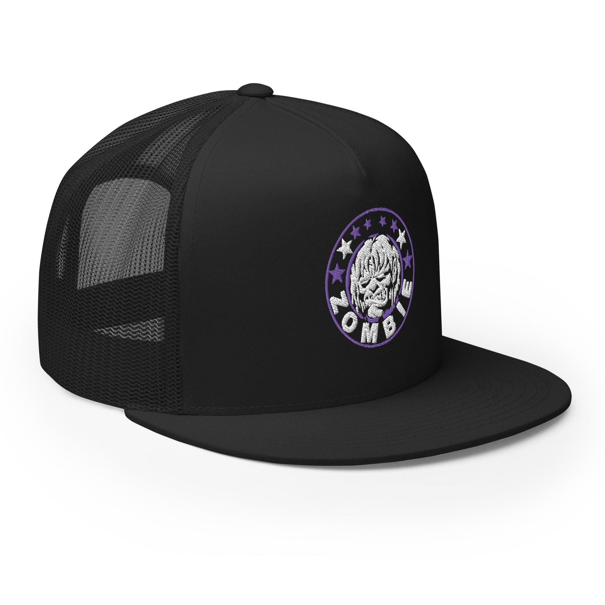 Rob Zombie Purple Circle Embroidered Trucker Hat [Apparel] - Image 6