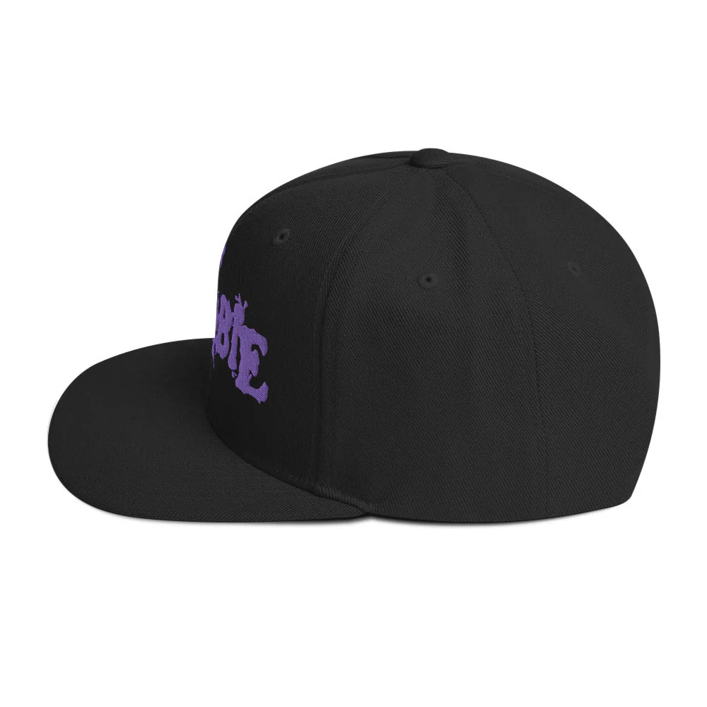 Rob Zombie Purple Logo Embroidered Snapback Hat [Apparel] - Image 3