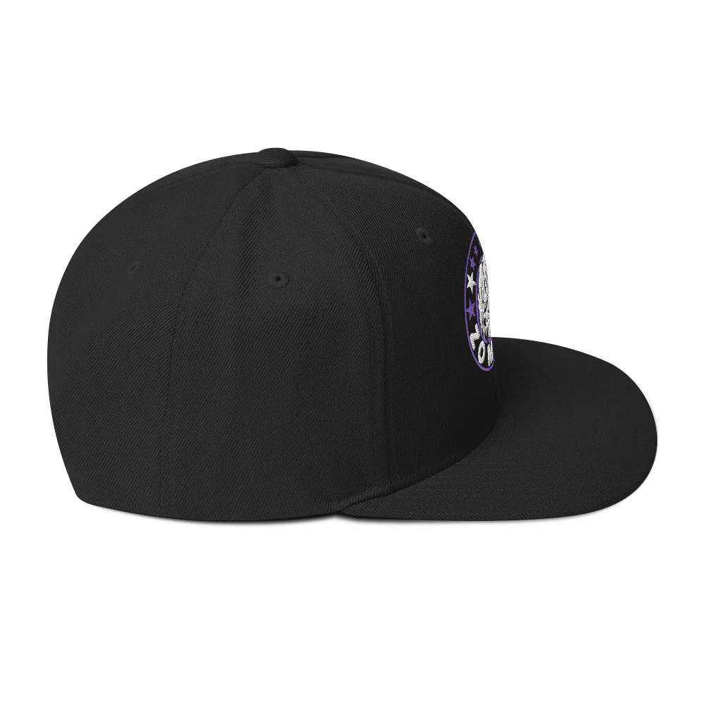 Rob Zombie Staring Black Embroidered Snap Back Hat [Apparel] - Image 4