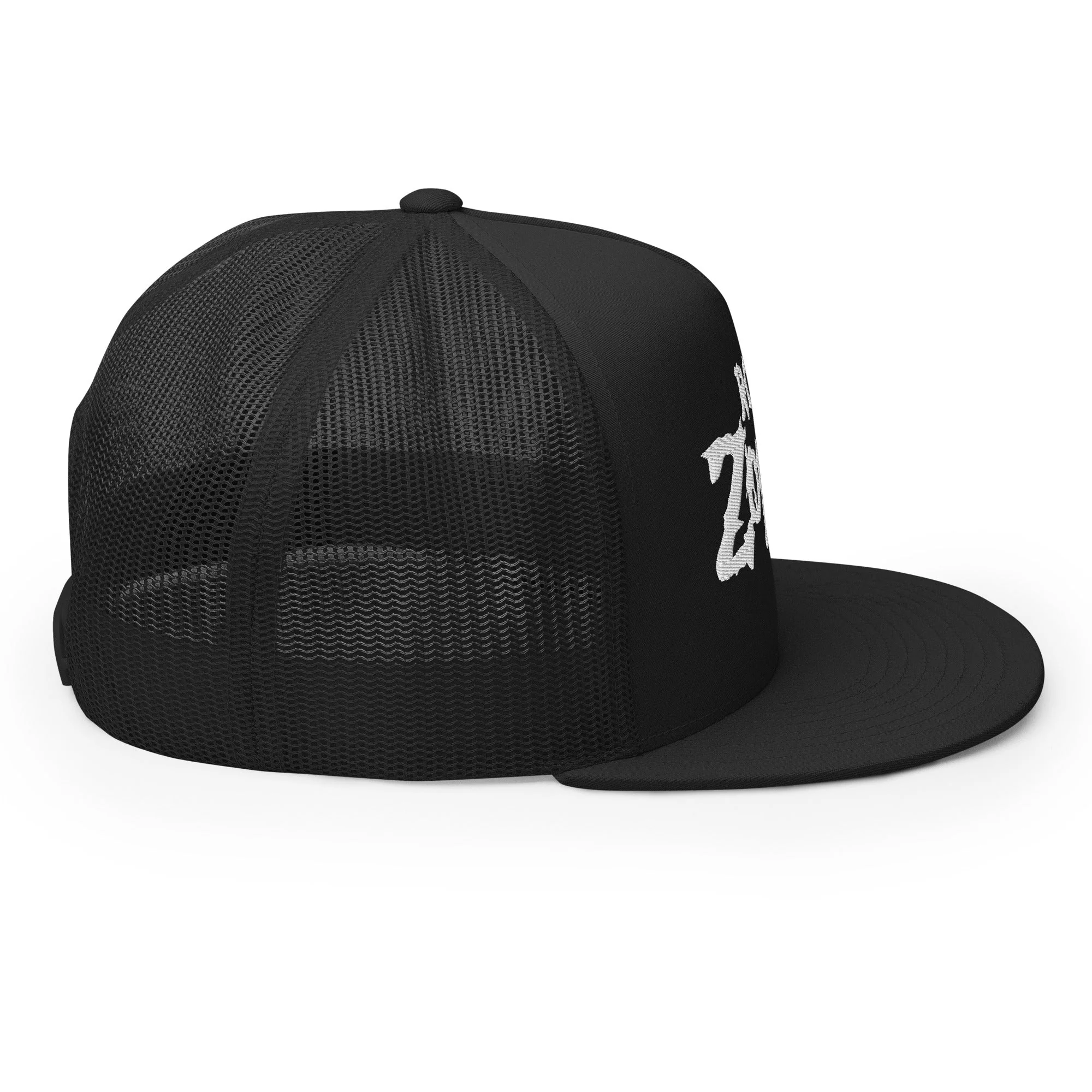 Rob Zombie White Logo Embroidered Trucker Hat [Apparel] - Image 5