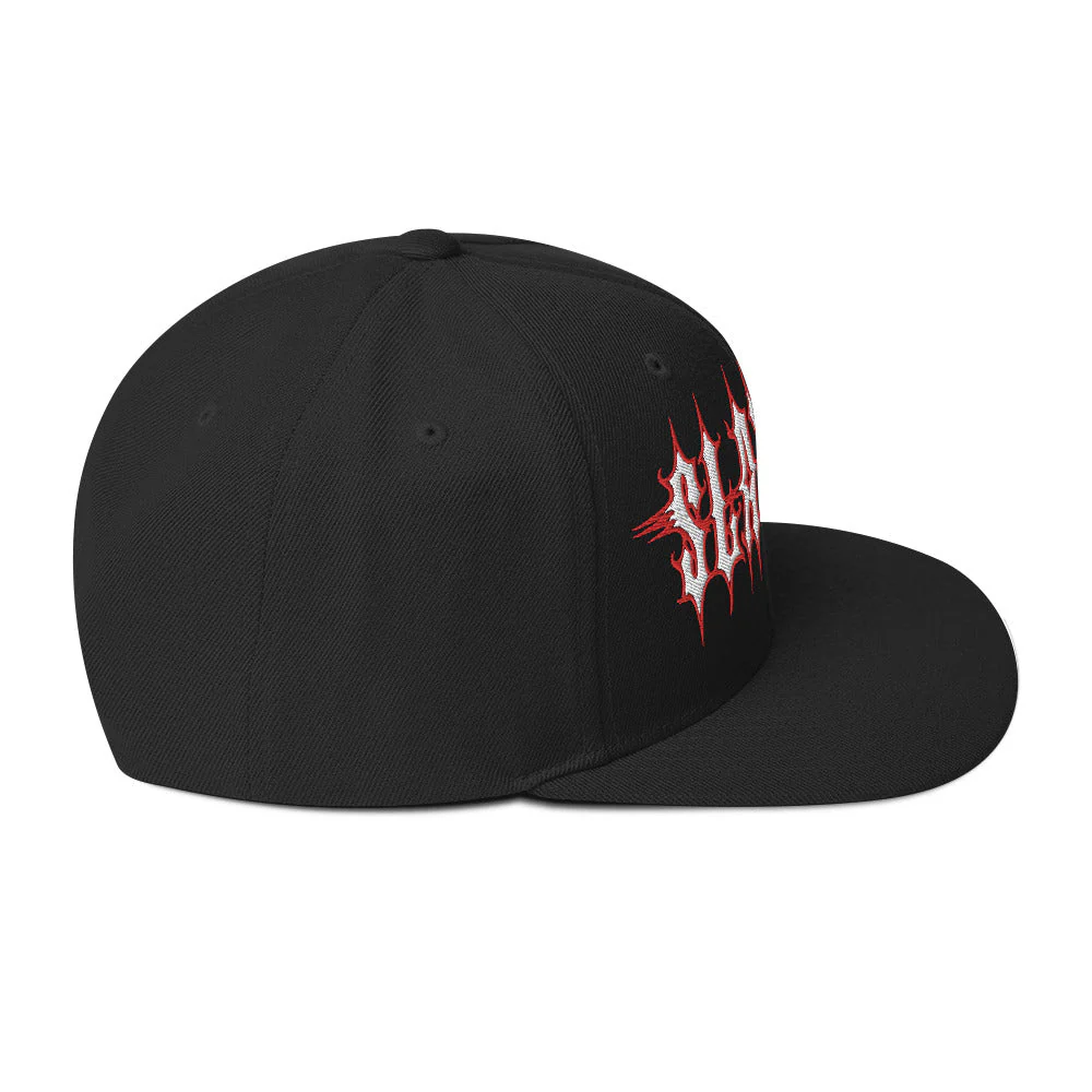 Slayer Electric Logo Embroidered Snapback Hat [Apparel] - Image 4