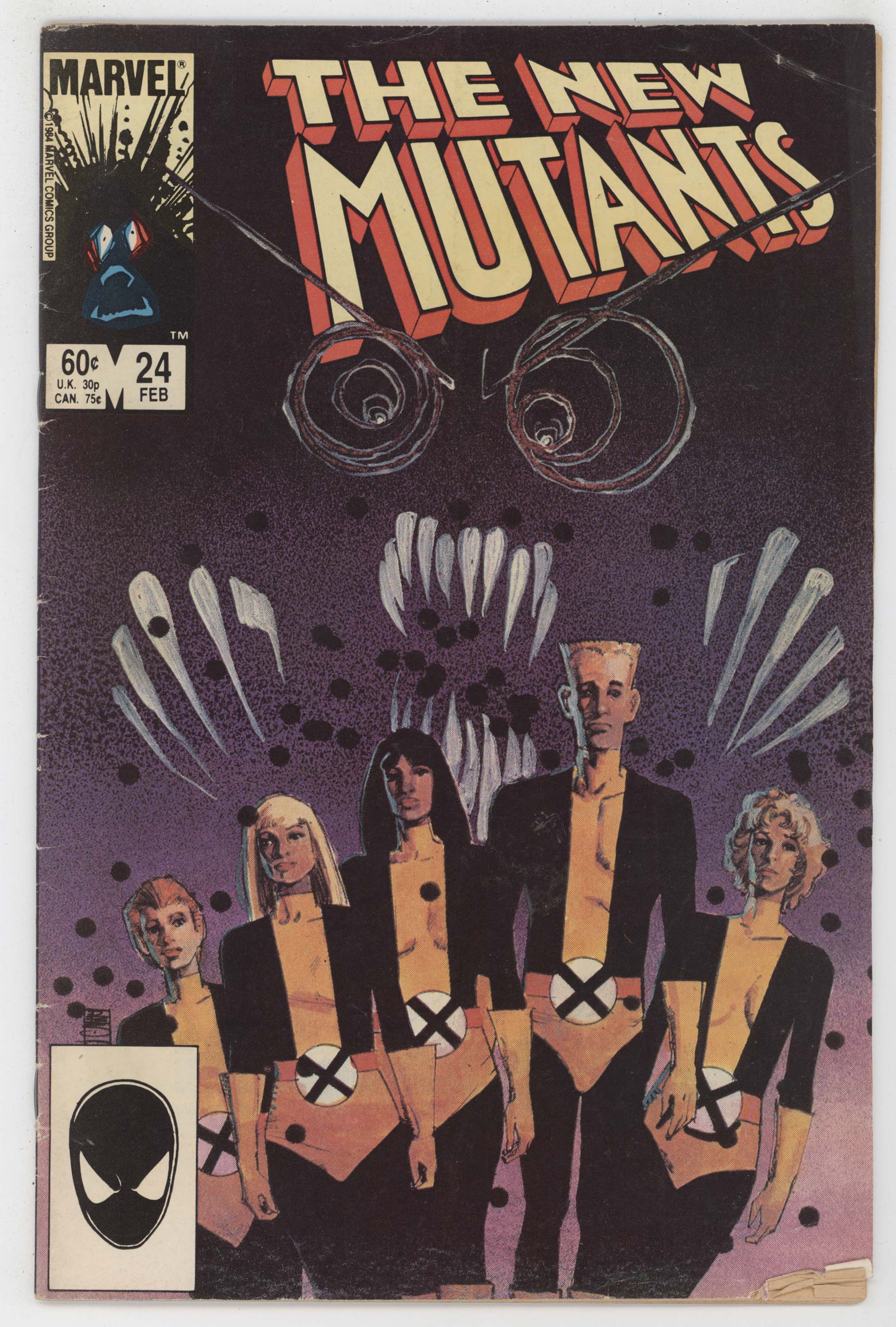 New Mutants 24 Marvel 1985 VG Bill Sienkiewicz Magik Warlock