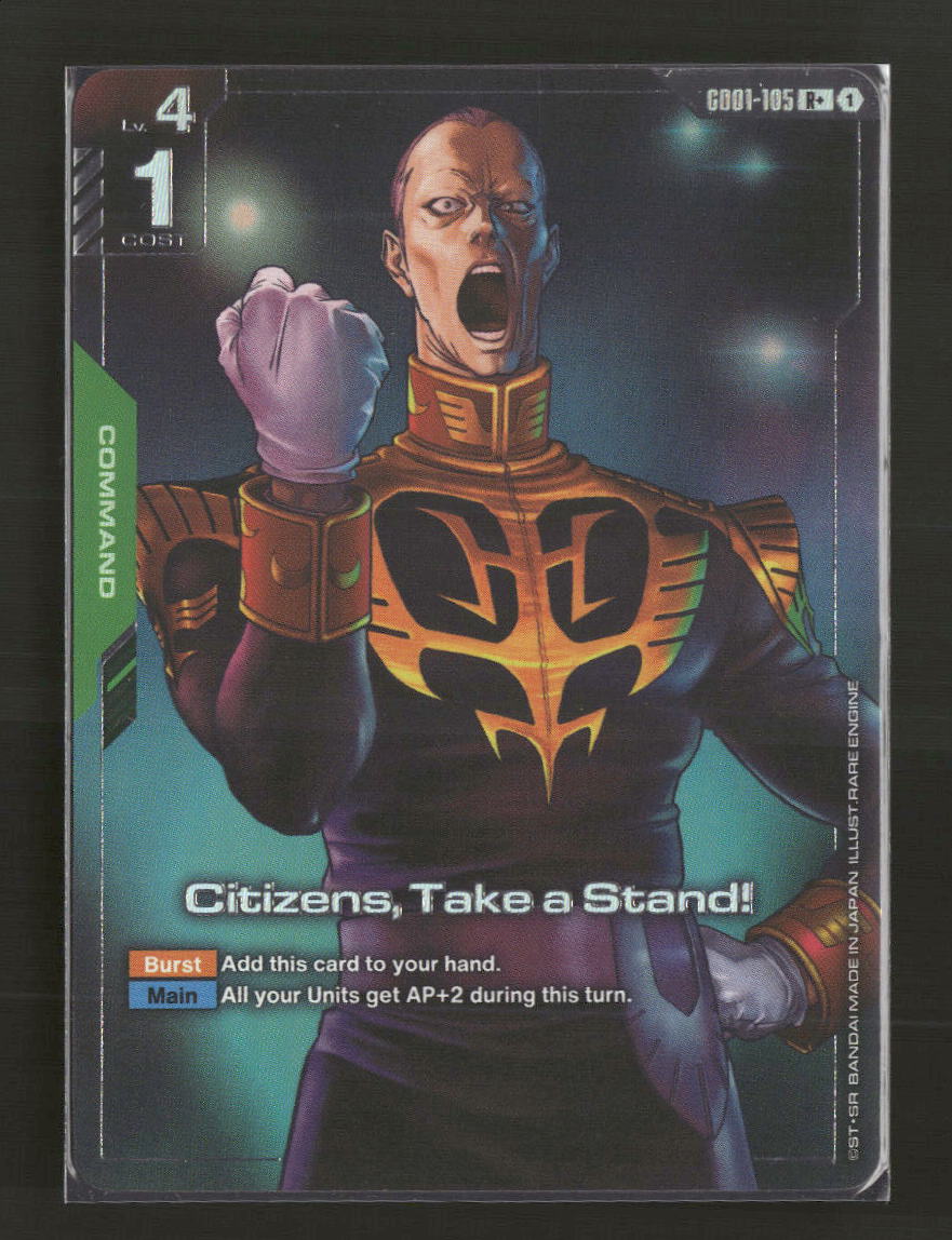 Newtype Rising Citizen, Take a Stand (R+) #GD01-105