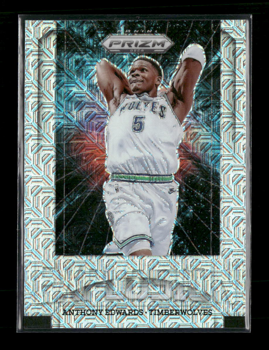 Panini Prizm Deca Explosion Anthony Edwards #d/25 #22