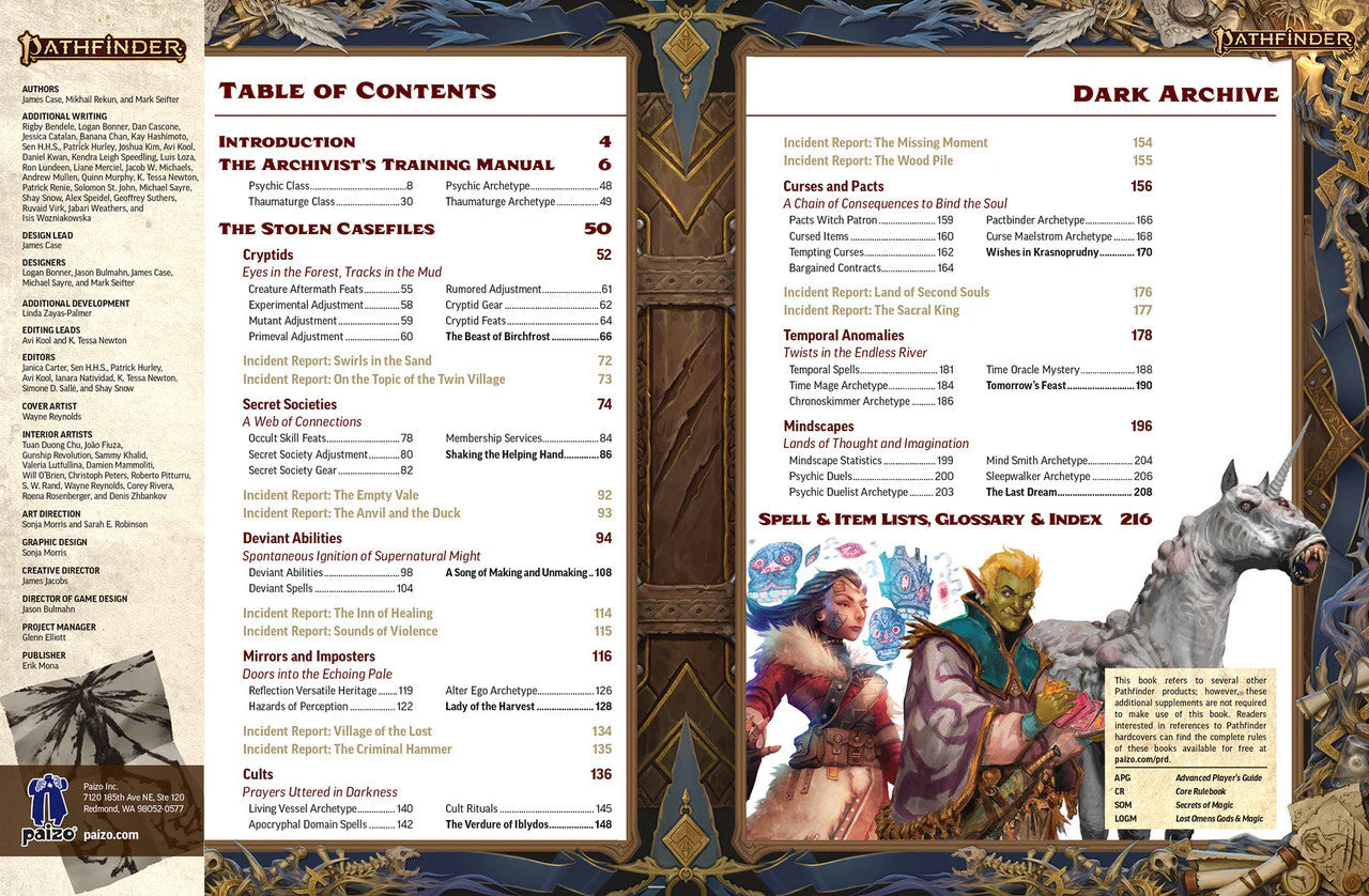 Pathfinder: Dark Archive Sketch Edition (2E) (Remaster) - Image 2