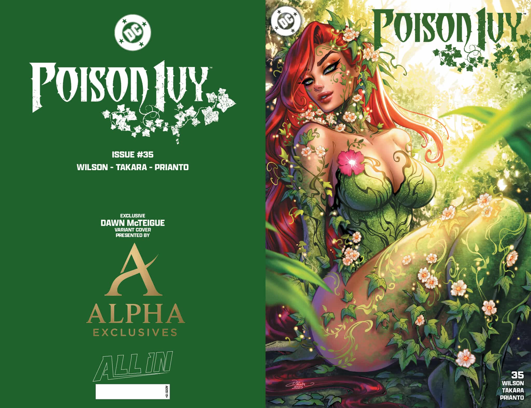 POISON IVY #35 Black Saber Comics Dawn McTeigue Toronto FanExpo 2025 Exclusive - Image 2
