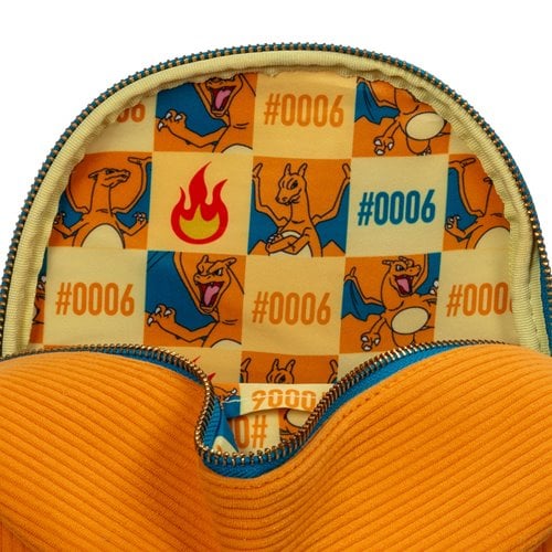Pokemon Charizard Corduroy Convertible Mini-Backpack - Entertainment Earth Exclusive - Image 4