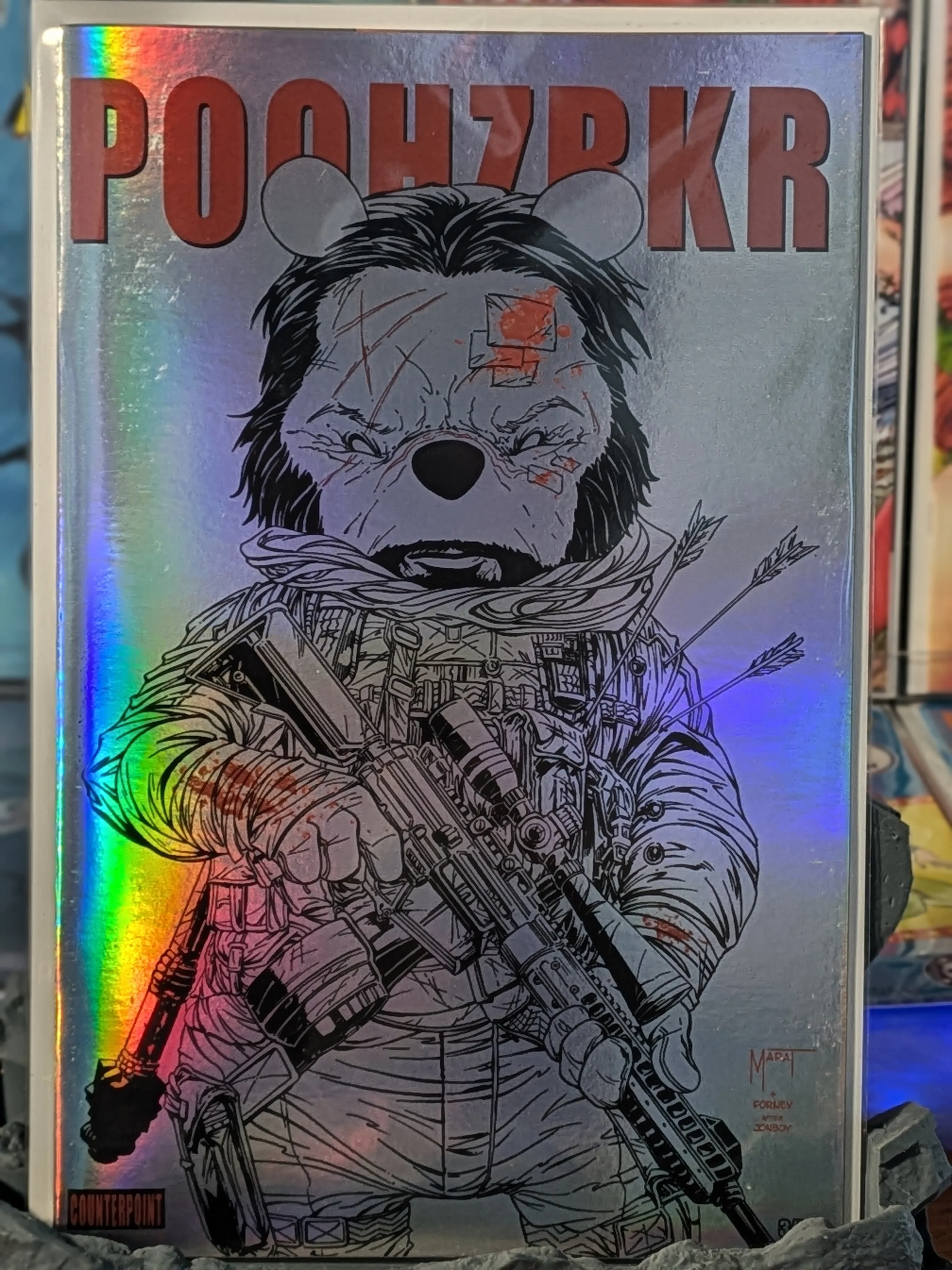 Poohzrkr Black, White and Red #1 SDCC24 TenFwd Comics Exclusive - Image 3