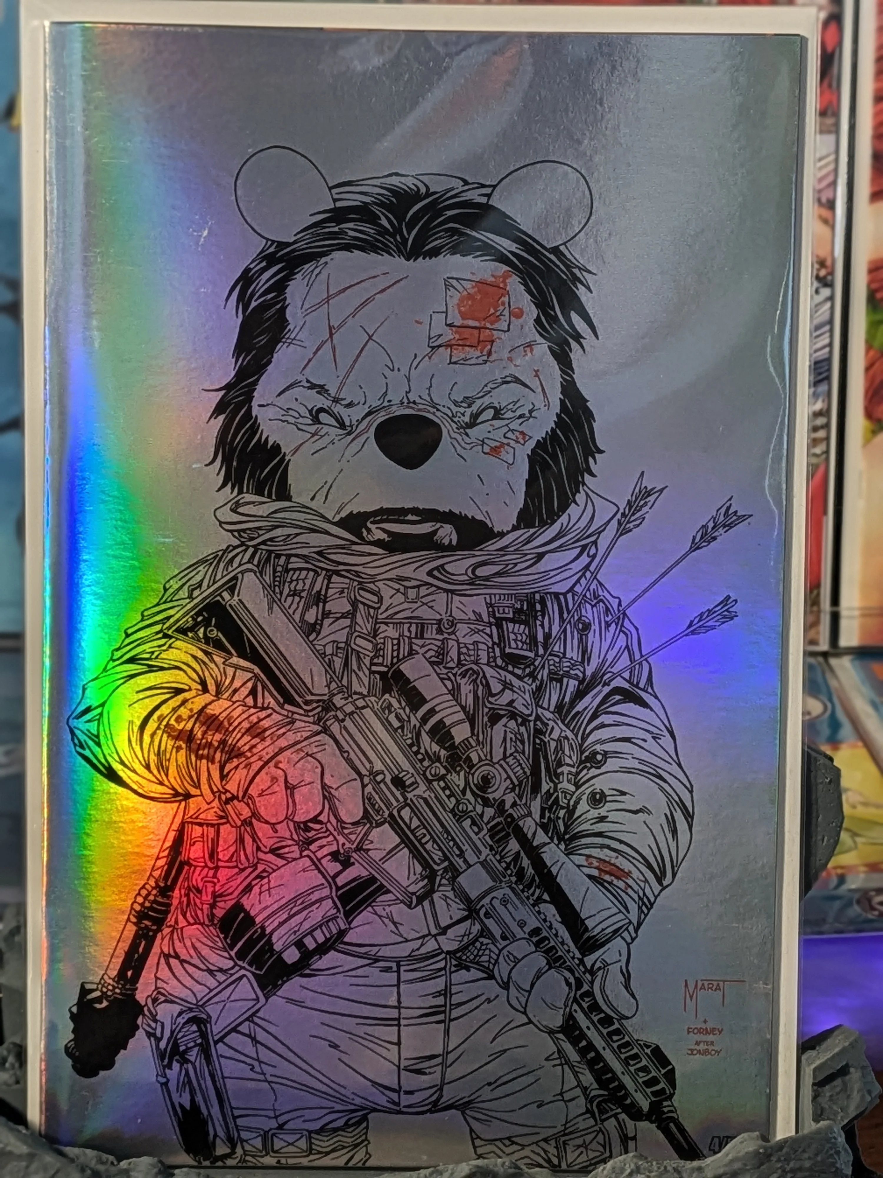 Poohzrkr Black, White and Red #1 SDCC24 TenFwd Comics Exclusive - Image 4