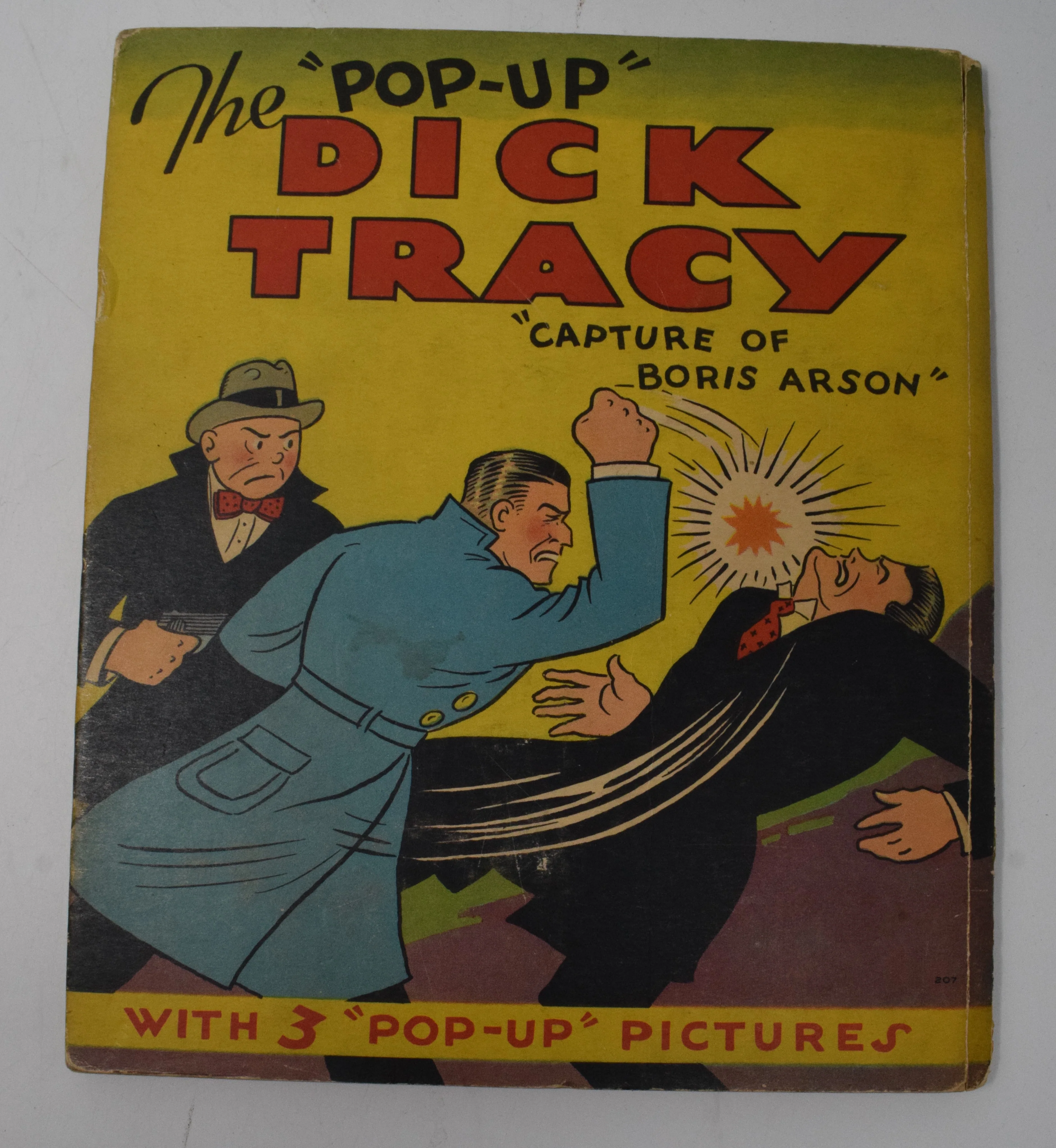 Pop-Up Dick Tracy Capture Of Boris Arson 1935 VG Chester Gould - Image 2