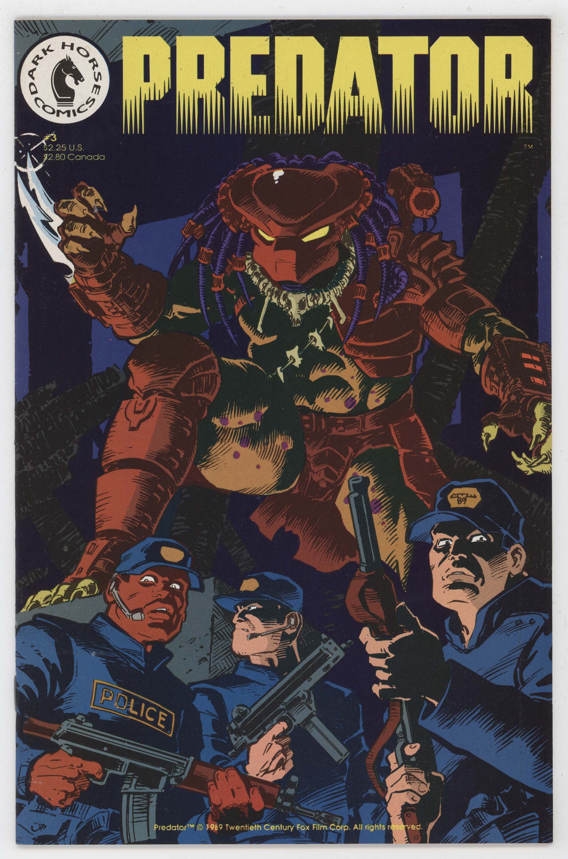 Predator 3 Dark Horse 1989 NM Movie Mark Verheiden Chris Warner
