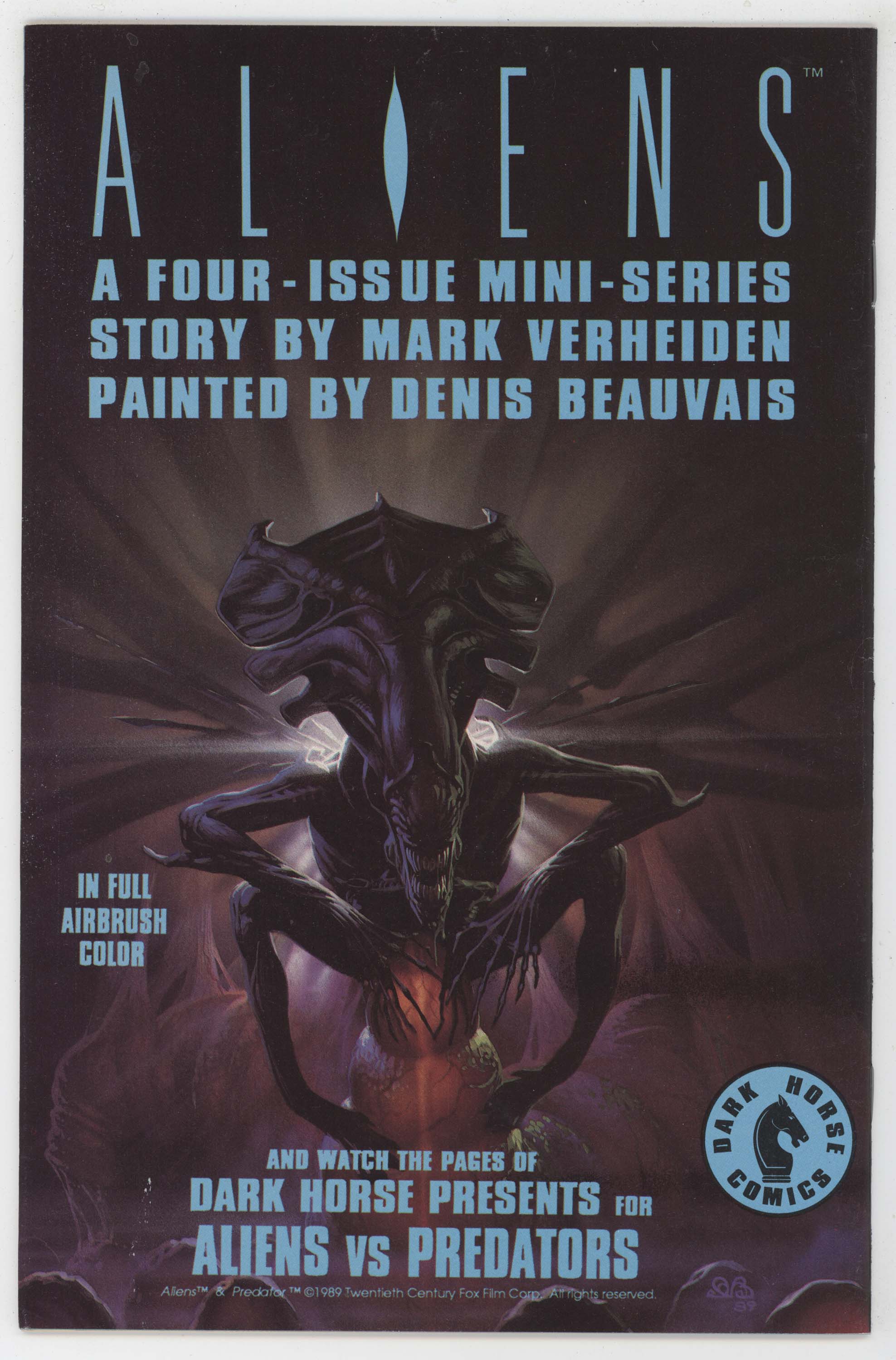Predator 3 Dark Horse 1989 NM Movie Mark Verheiden Chris Warner - Image 2