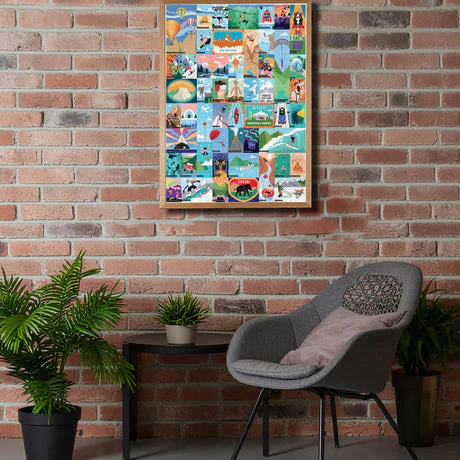 Ridley's Games Puzzles: Jigsaw Puzzle - 1000 Pieces - Bucket List - 50 Thrilling Experiences for Adventure Seekers - Image 3