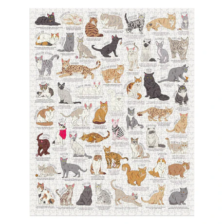 Ridley's Games Puzzles: Jigsaw Puzzle - 1000 Pieces - Cat Lover's - Image 3