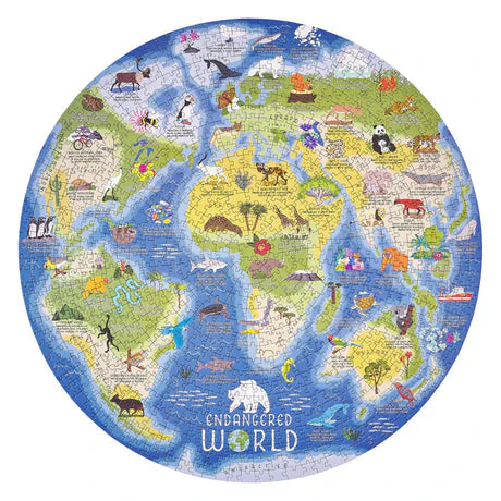 Ridley's Games Puzzles: Jigsaw Puzzle - 1000 Pieces - Endangered World - Image 3