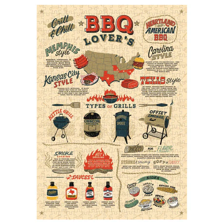 Ridley's Games Puzzles: Jigsaw Puzzle - 500 Pieces - BBQ Lover's - Image 3