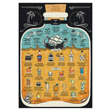 Ridley's Games Puzzles: Jigsaw Puzzle - 500 Pieces - Rum Lover's - Image 3