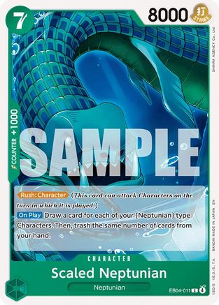 Scaled Neptunian (EB04-011) - The Azure Sea's Seven