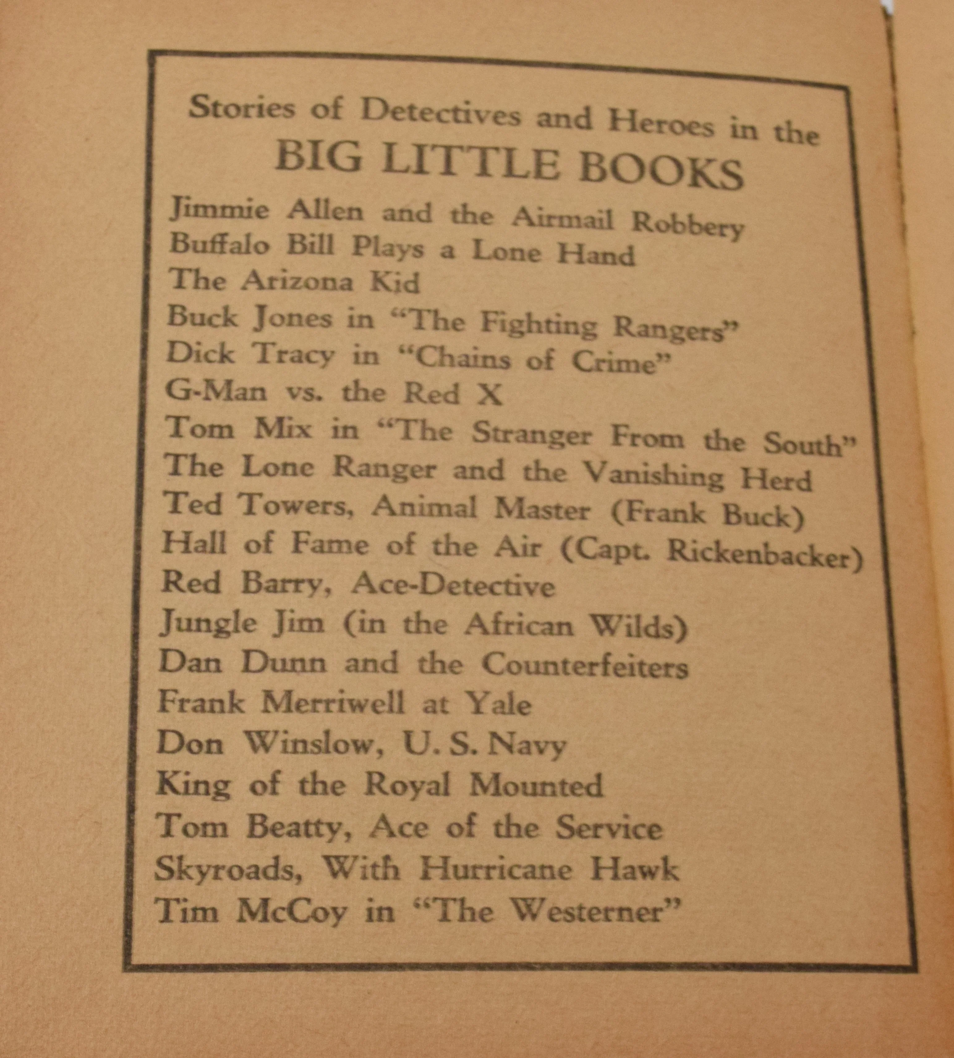 Shooting Sheriffs Of The Wild West Big Little Book Whitman 1936 GD - Image 5