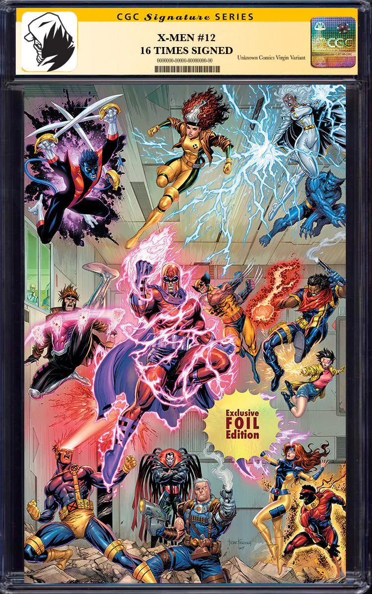 [SIGNED CGC 9.8 YELLOW LABLE] [16 TIMES SIGNED] X-Men #12 Unknown Comic Tyler Kirkham C2E2 2025 Exclusive Var [IN STOCK] - Image 3