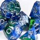 Silver Shores (Handmade) - 7 Dice Set - Image 2