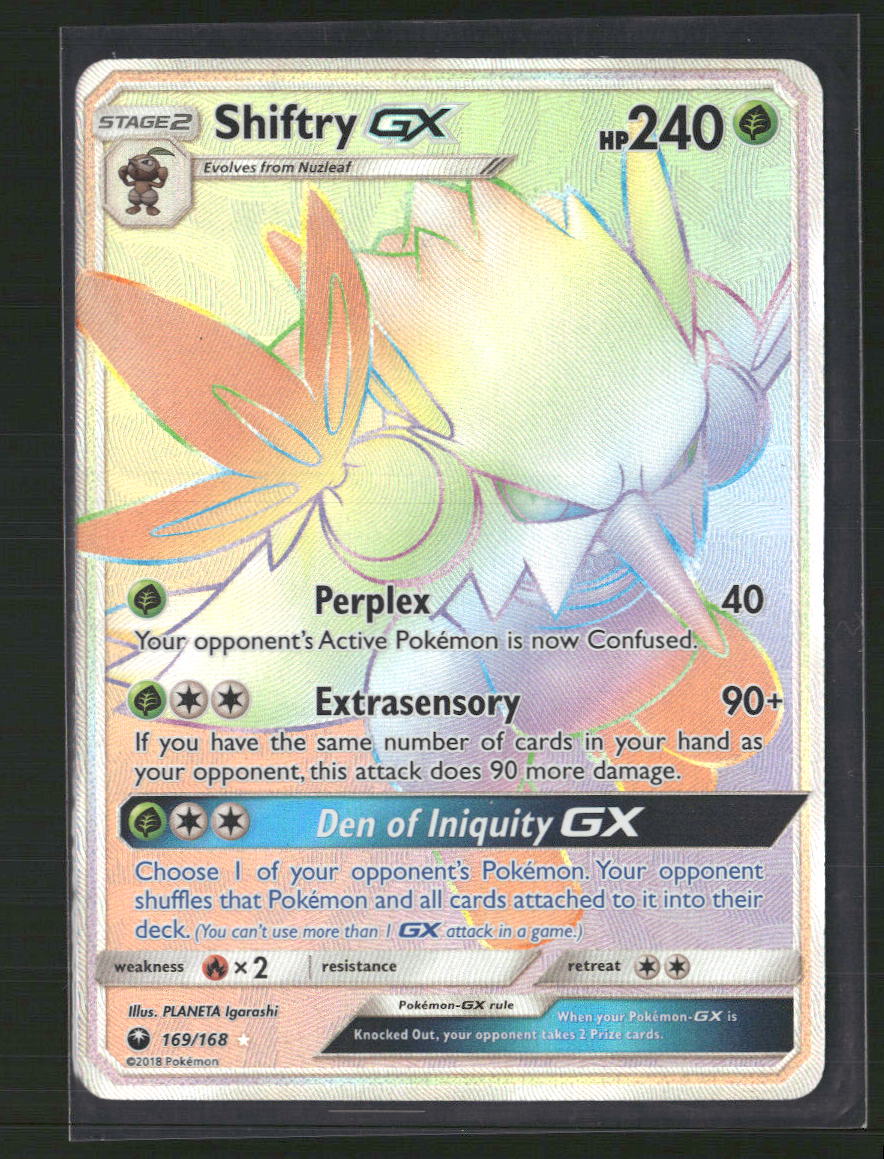 SM - Celestial Storm Shiftry GX (Secret) #169/168