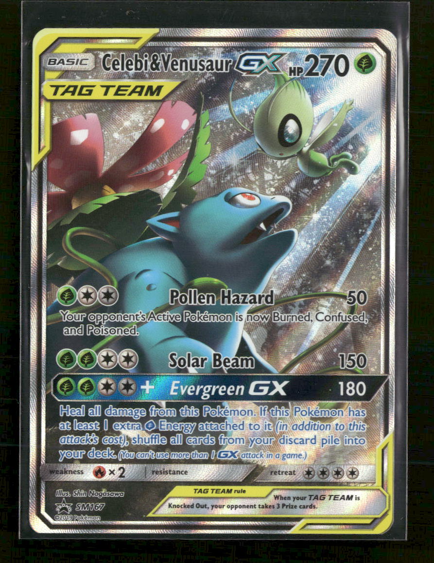 SM Promos Celebi & Venusaur GX #SM167
