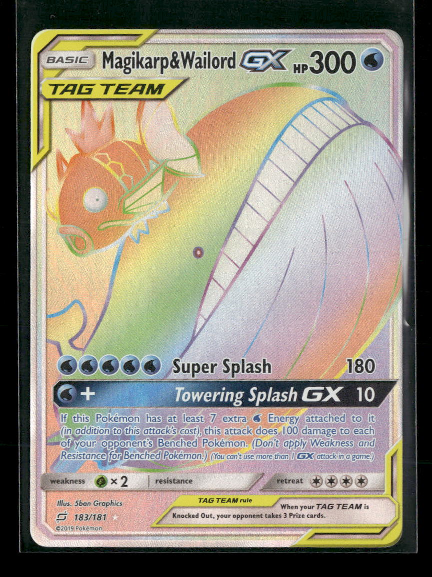 SM - Team Up Magikarp & Wailord GX (Secret) #183/181