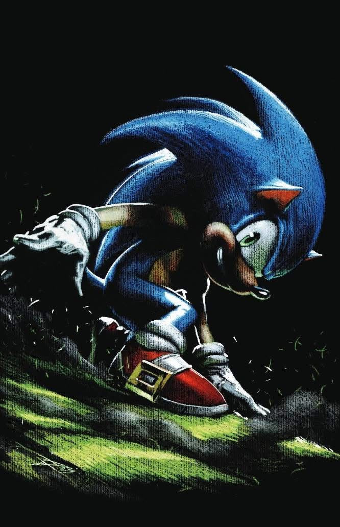 Sonic the Hedgehog #76 -Black Saber Comics MegaCon Exclusive - FOIL SET - Gabriele Dell'Otto - Image 3