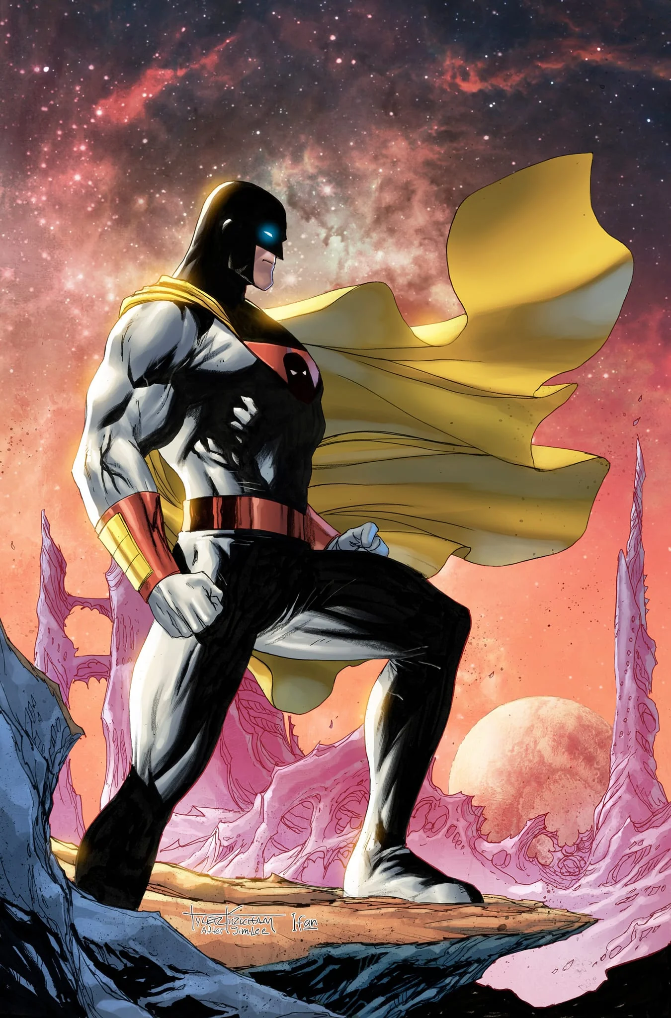 SPACE GHOST #1 BY TYLER KIRKHAM & SAJAD SHAH Black Saber Comics Exclusive - Image 2