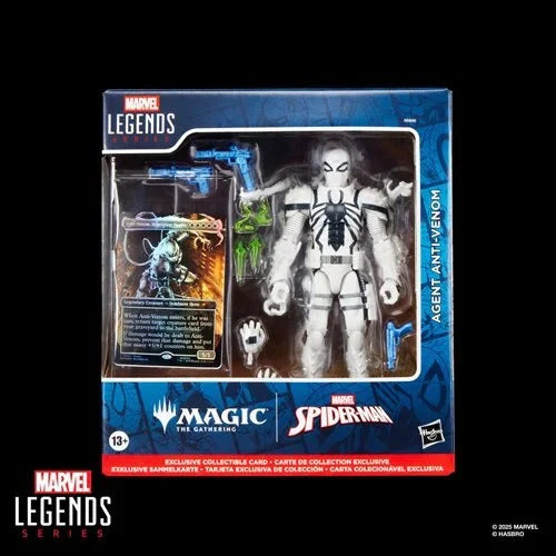 Spider-Man Marvel Legends Series Magic: The Gathering Agent Anti-Venom 6-Inch Action Figure and Card - Image 11