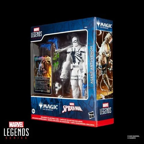 Spider-Man Marvel Legends Series Magic: The Gathering Agent Anti-Venom 6-Inch Action Figure and Card - Image 13