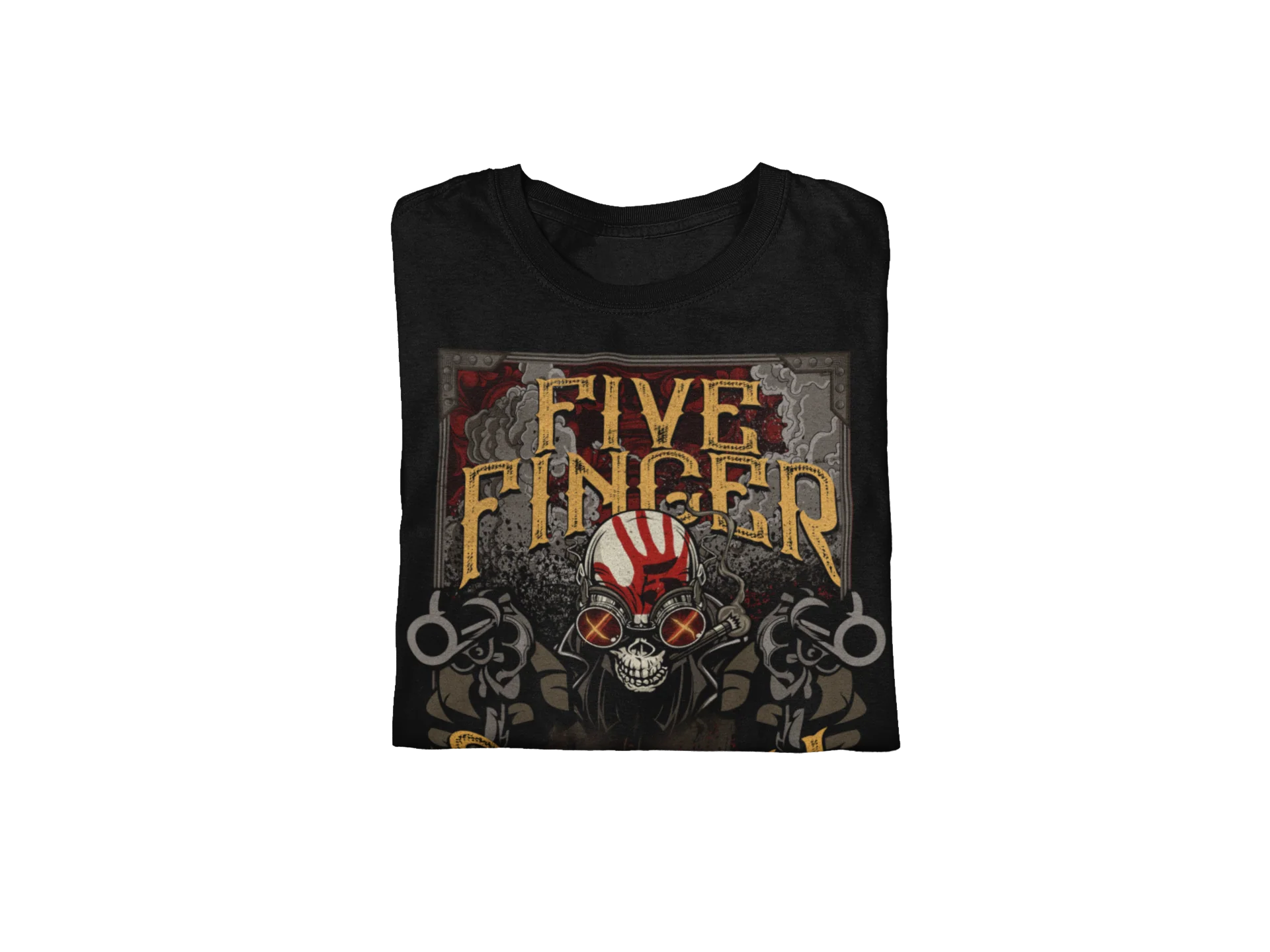 Five Finger Death Punch Barrels Jumbo Print T-shirt [Apparel] - Image 3