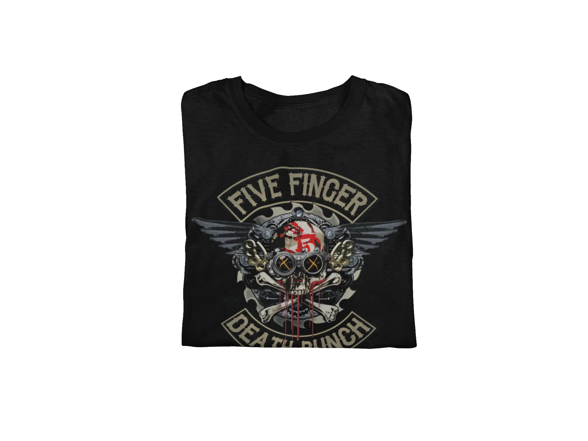 Five Finger Death Punch - Crossbones Jumbo Print T-Shirt [Apparel] - Image 3