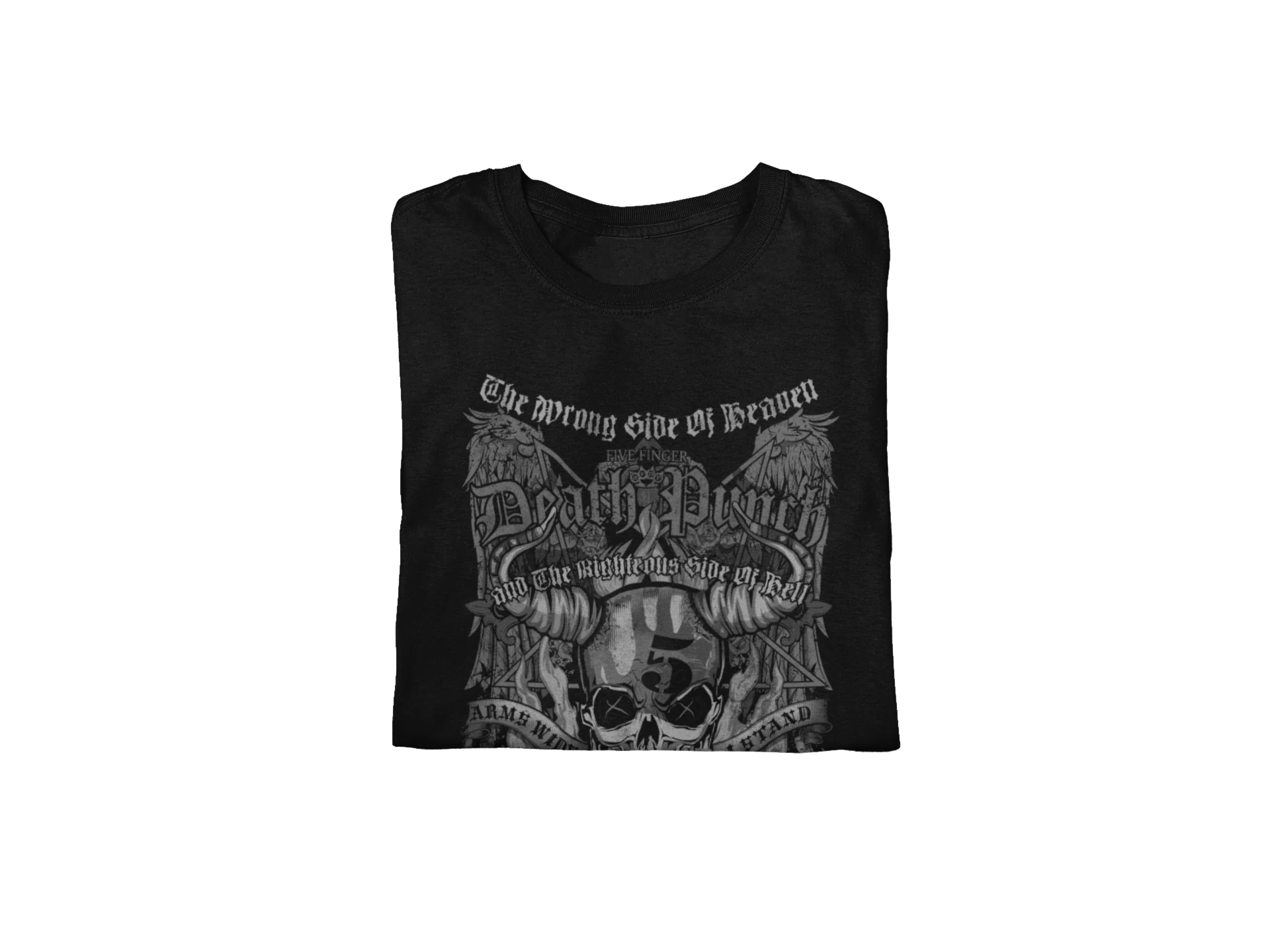 Five Finger Death Punch - Righteous Side of Evil Jumbo Print T-Shirt [Apparel] - Image 3