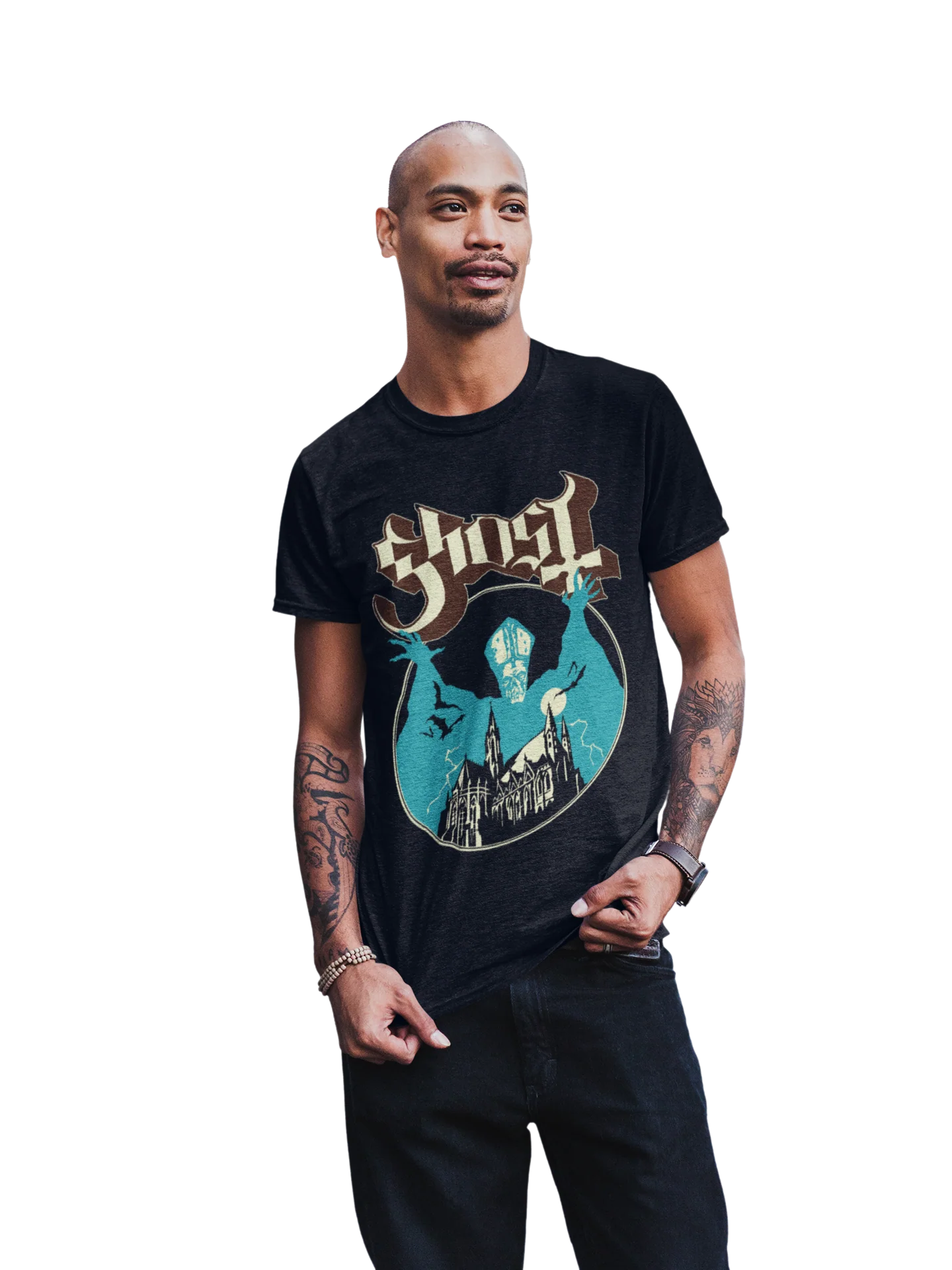 Ghost - Castle Jumbo Print T-Shirt [Apparel] - Image 2