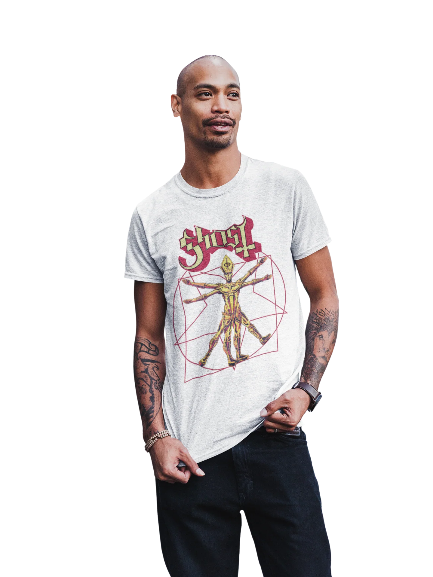 Ghost - In the Machine Jumbo Print T-Shirt [Apparel] - Image 2