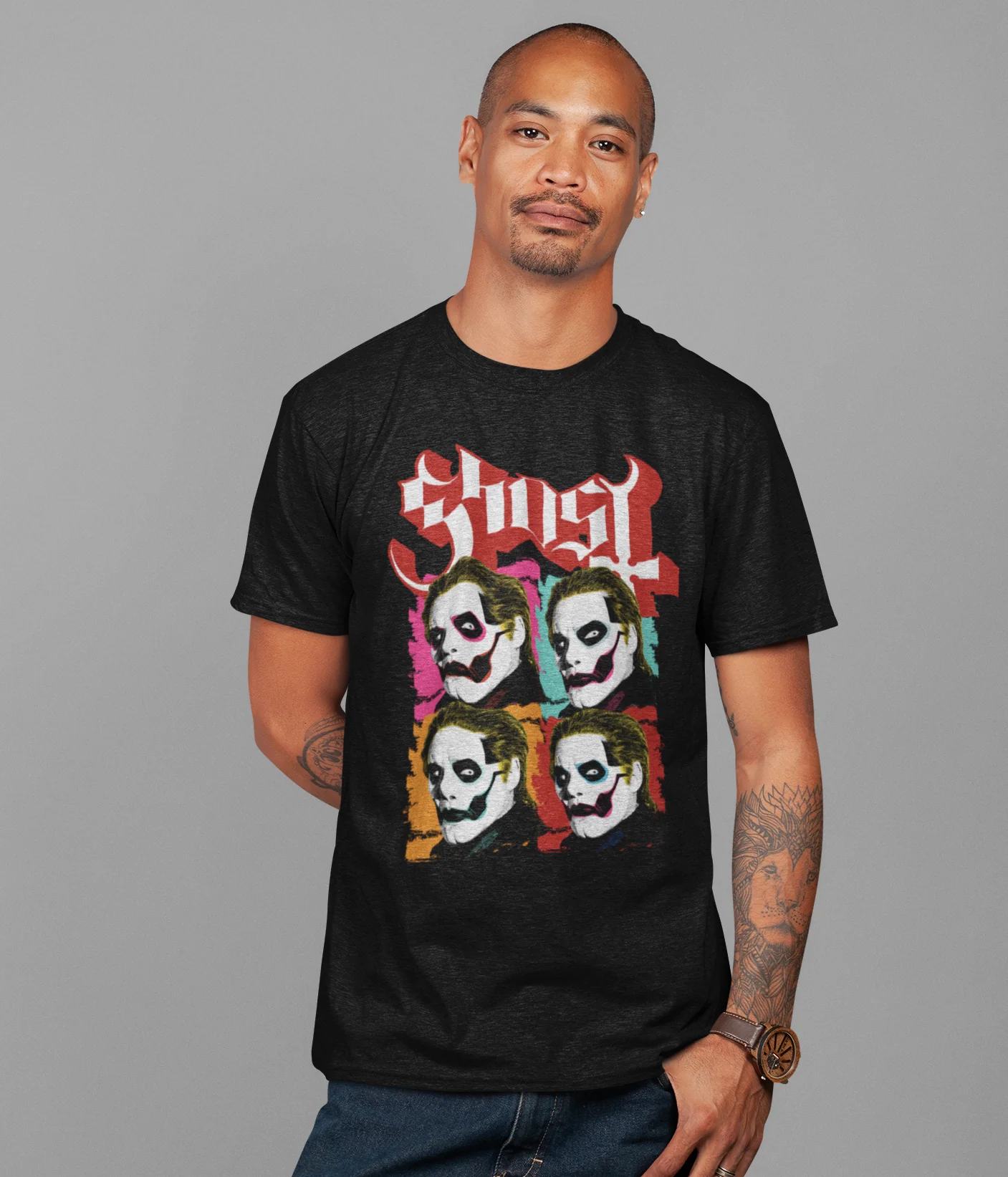 Ghost Quattro Jumbo Print T-shirt [Apparel] - Image 2