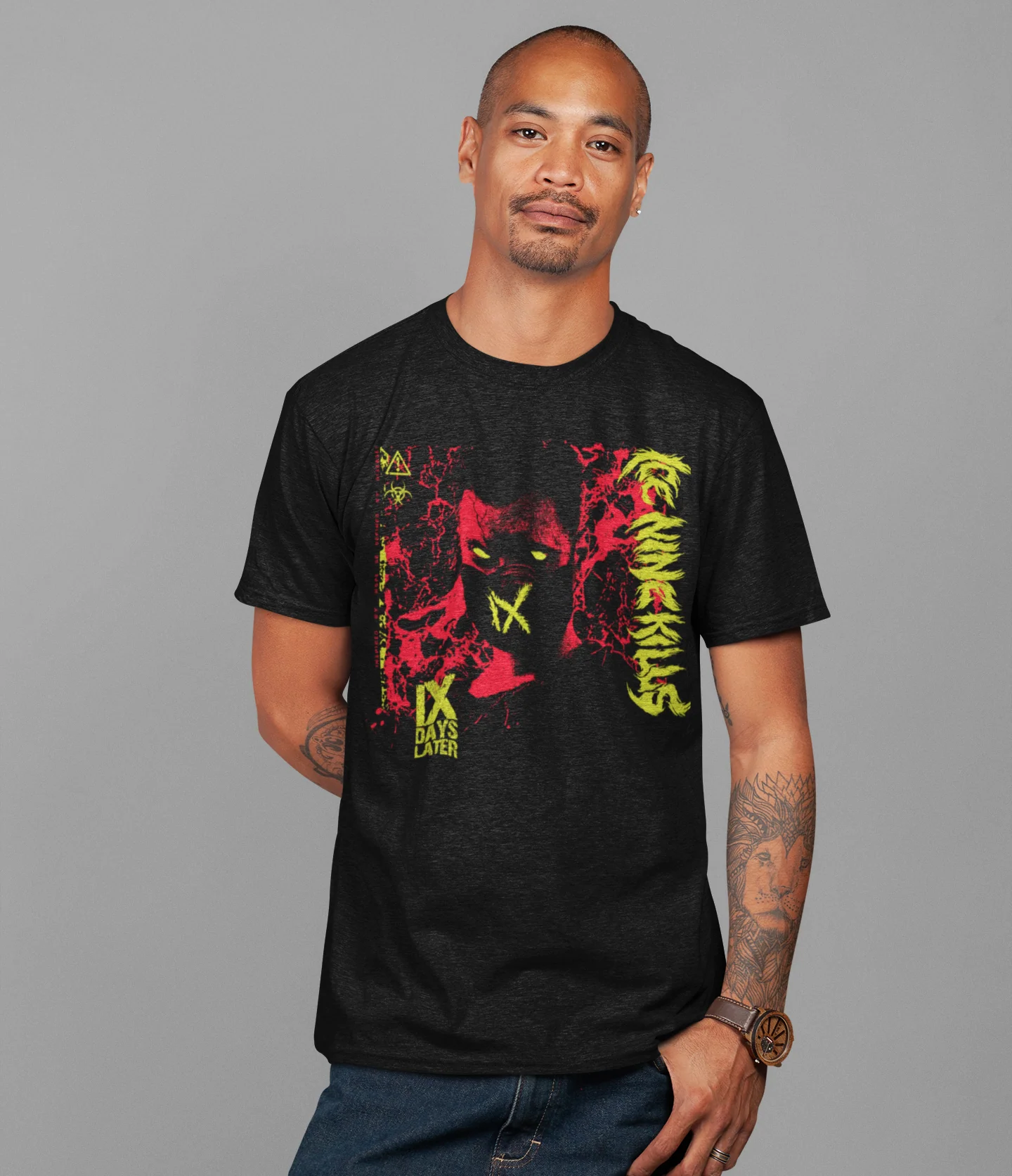 Ice Nine Kills IX Days Later Jumbo Print T-shirt [Apparel] - Image 2