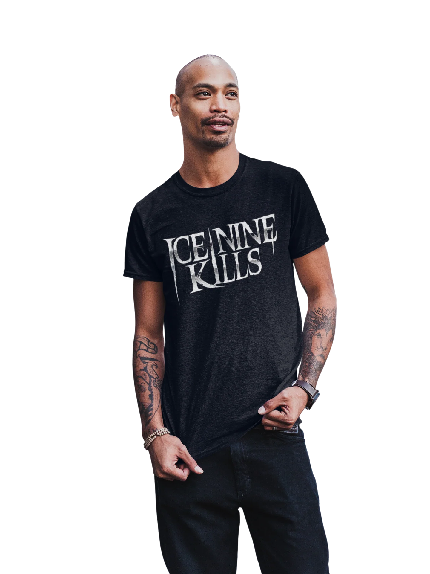 Ice Nine Kills Knife Logo Jumbo Print T-shirt [Apparel] - Image 2