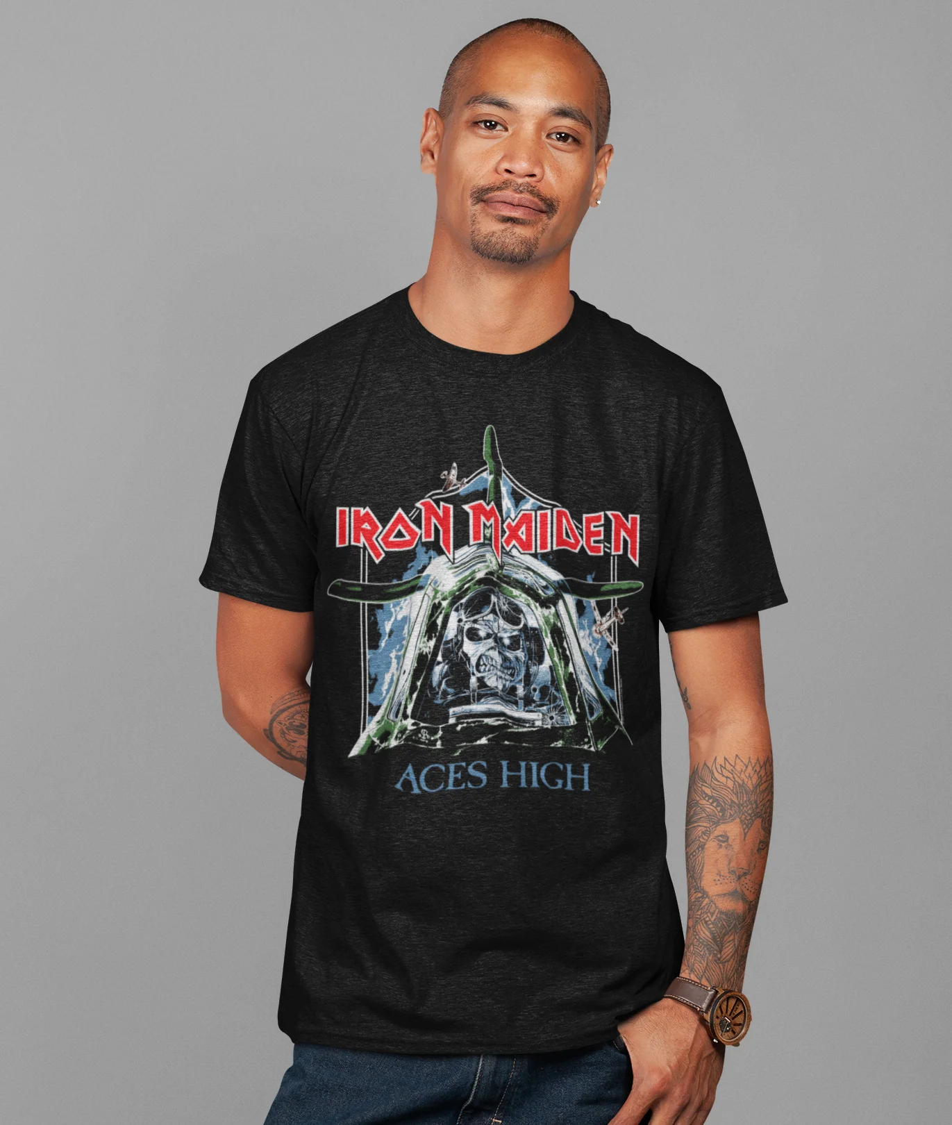Iron Maiden - Aces High Jumbo Print T-Shirt [Apparel] - Image 2