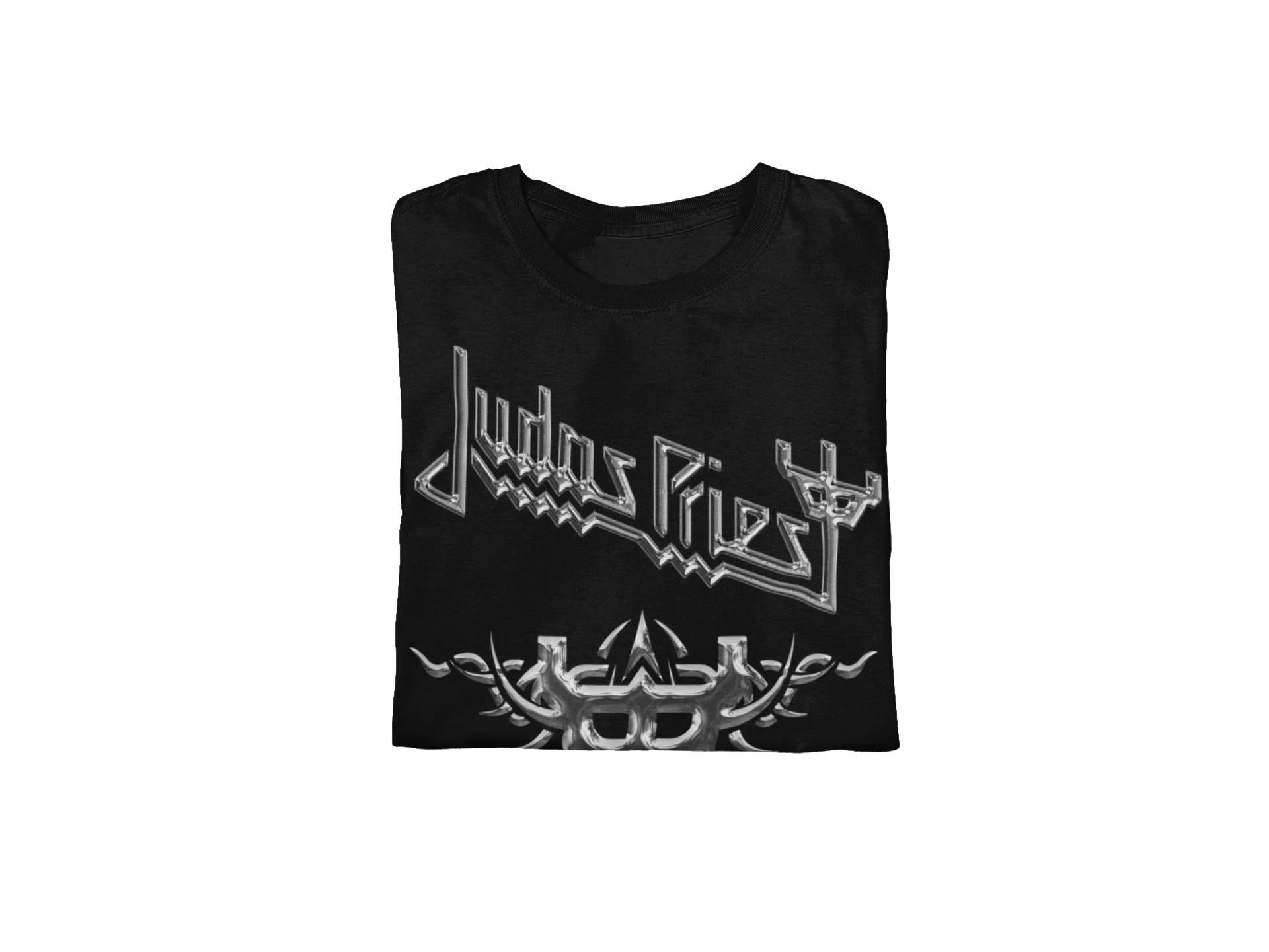 Judas Priest - Liquid Metal Logo Jumbo Print T-Shirt [Apparel] - Image 3