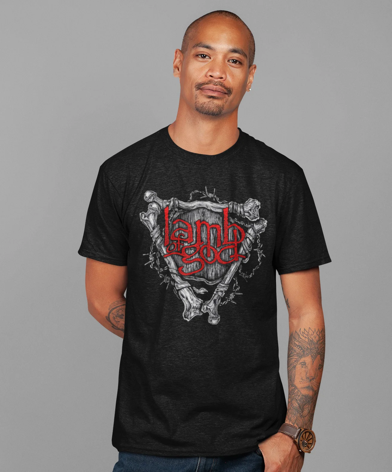 Lamb Of God - Bones Jumbo Print T-Shirt [Apparel] - Image 3