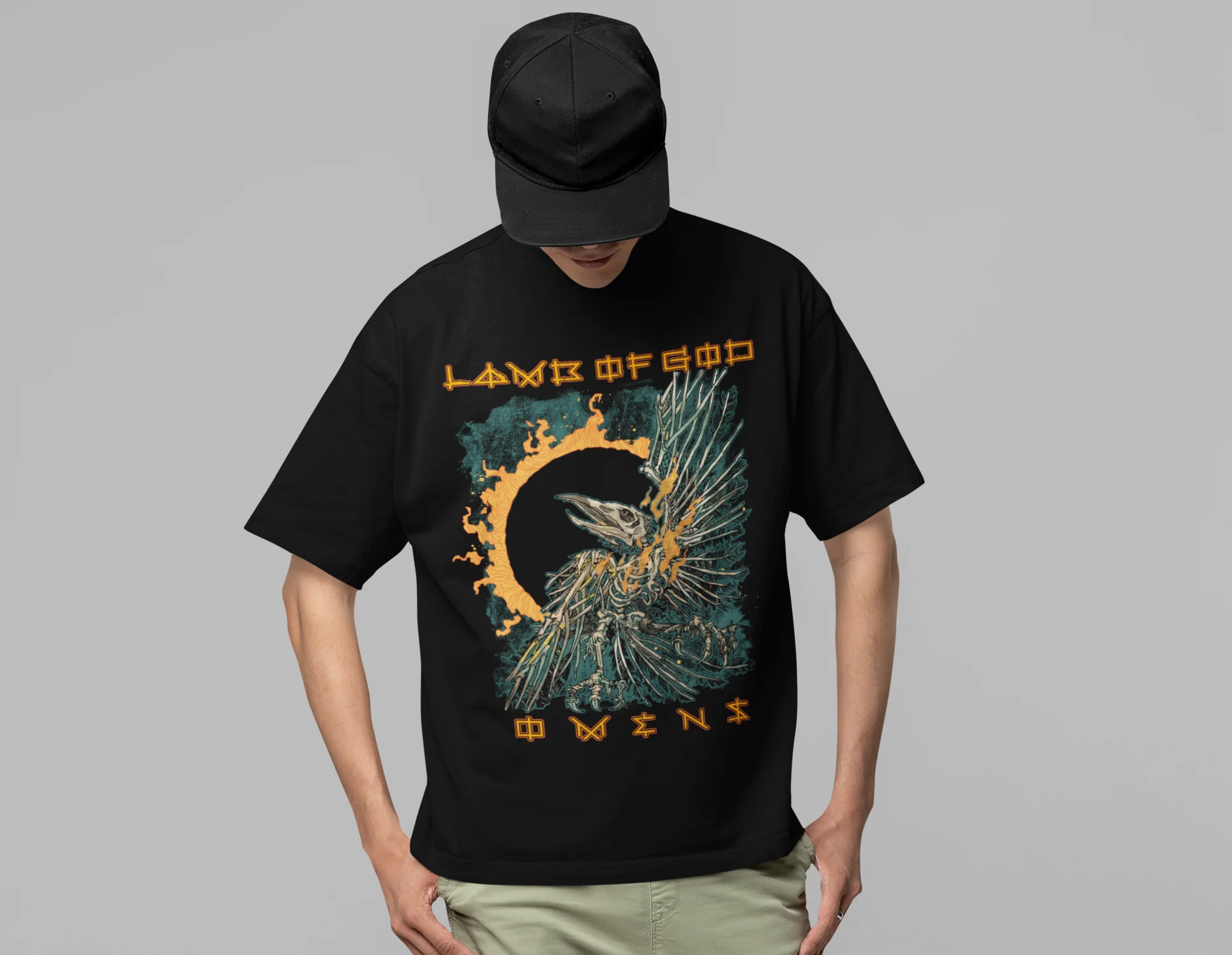 Lamb Of God - Omens Album Cover Jumbo Print T-ShirtT-Shirt [Apparel] - Image 2