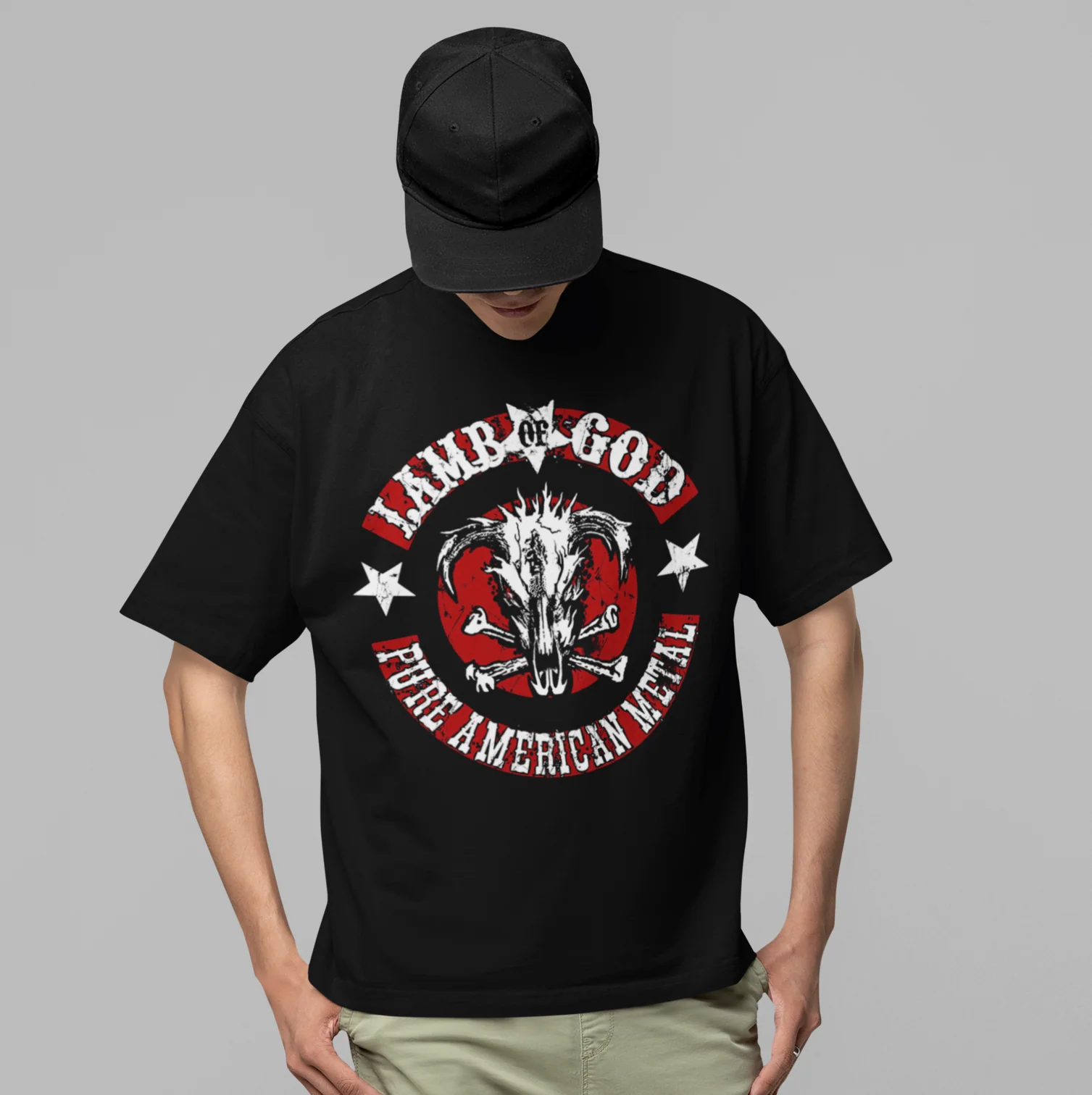 Lamb Of God - Pure American Metal Jumbo Print T-ShirtT-Shirt [Apparel] - Image 2