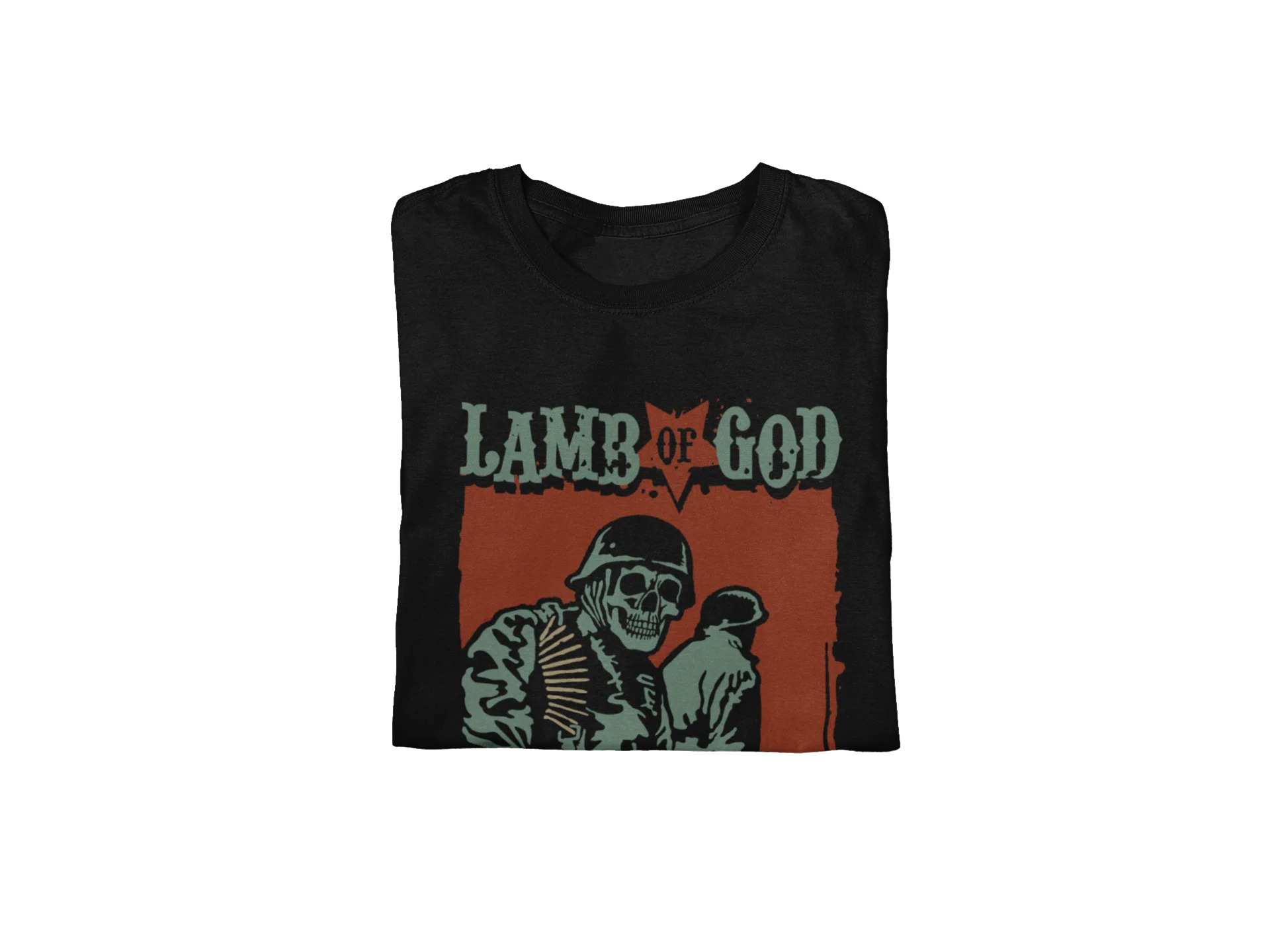 Lamb Of God - Skeleton Army Plato Quote Jumbo Print T-Shirt [Apparel] - Image 3